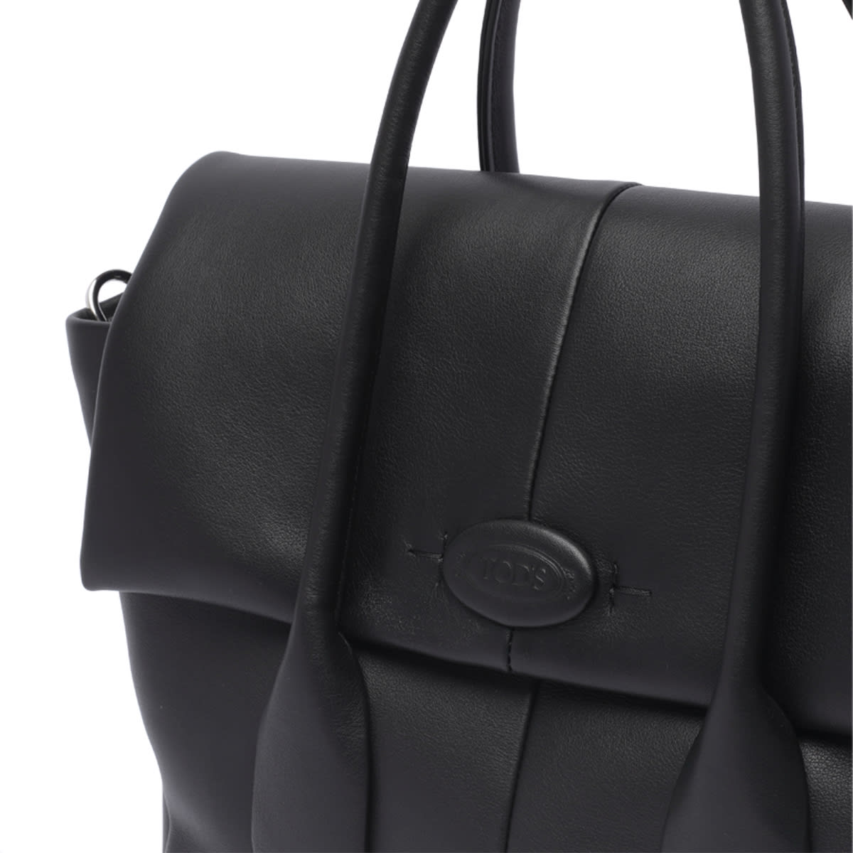 Shop Tod's Athena Handbag In Nero