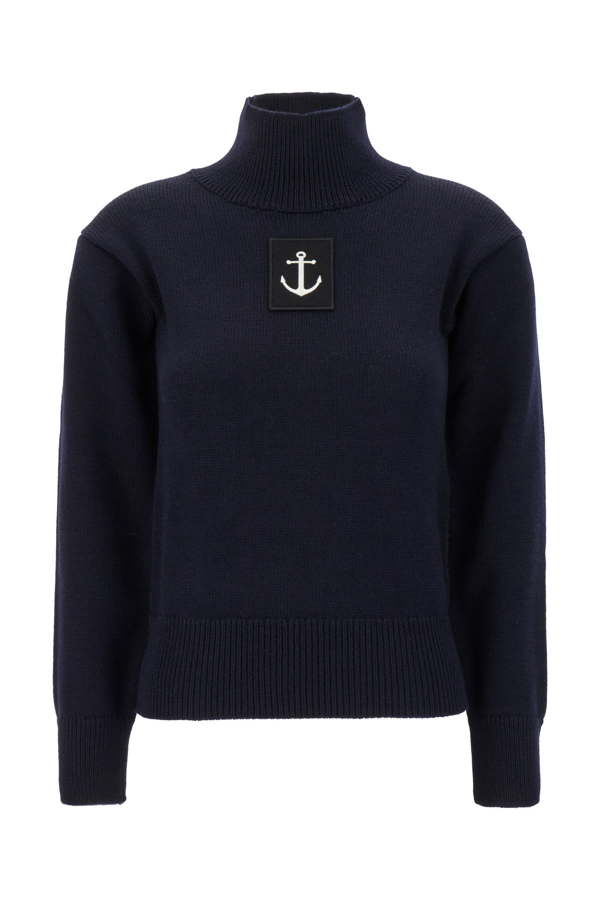 Shop Jil Sander Midnight Blue Wool Sweater In 402