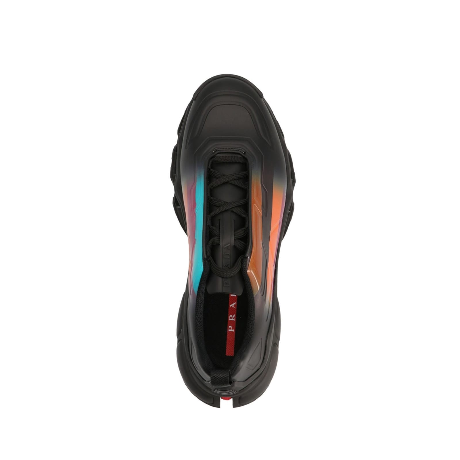 Shop Prada Collision Low-top Sneakers In Black