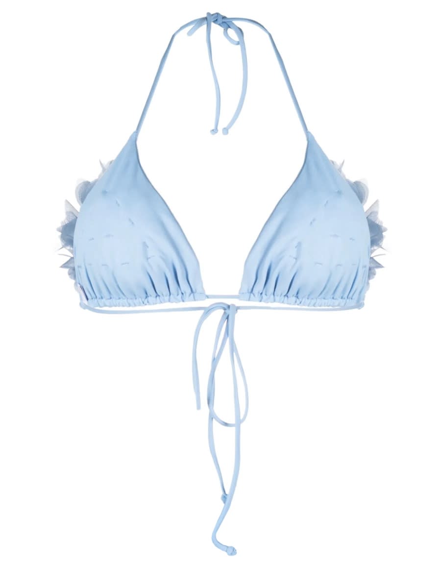 La Reveche Shanya Frills Bikini In Blue