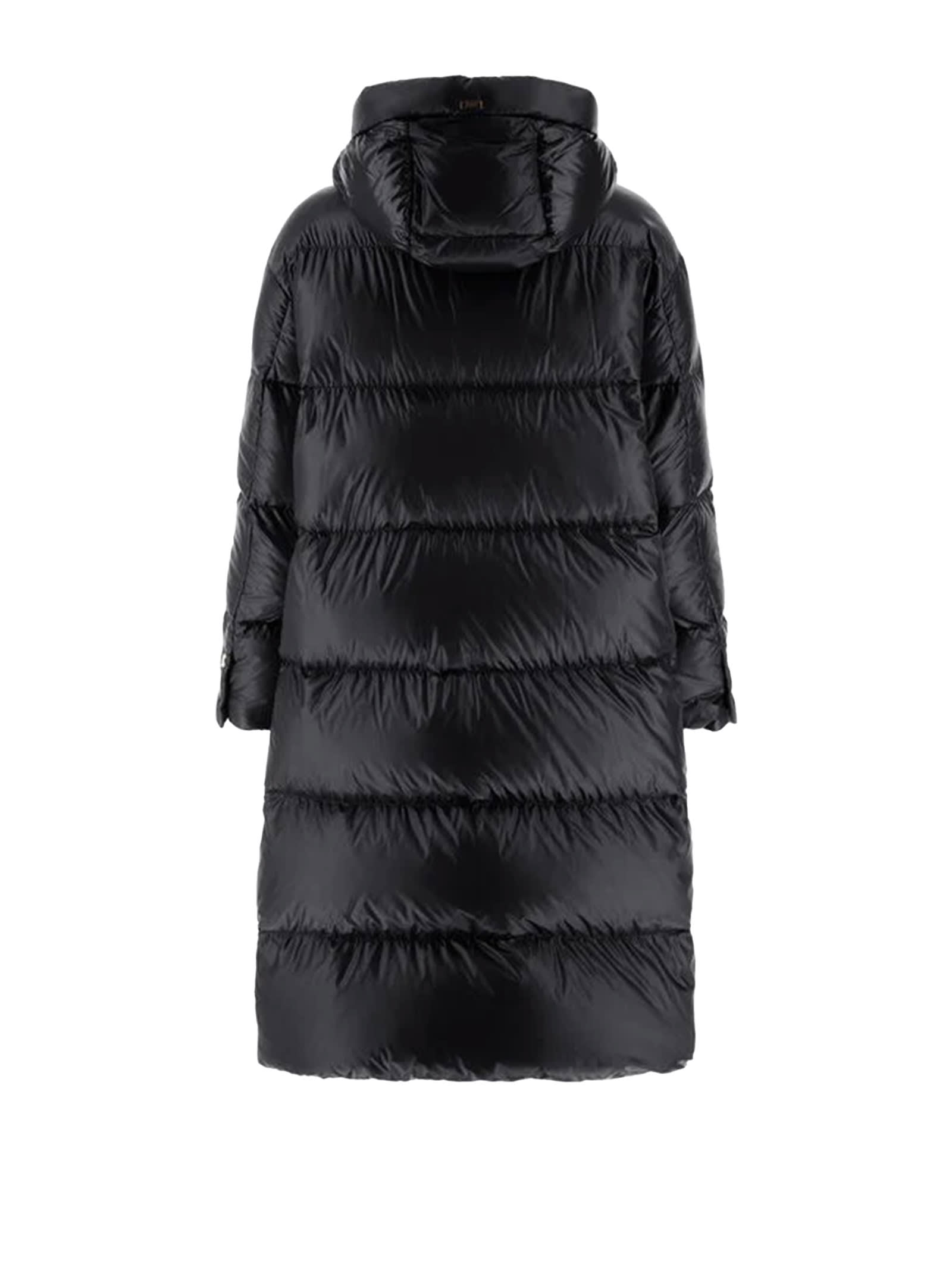 Herno Coats Black In Black