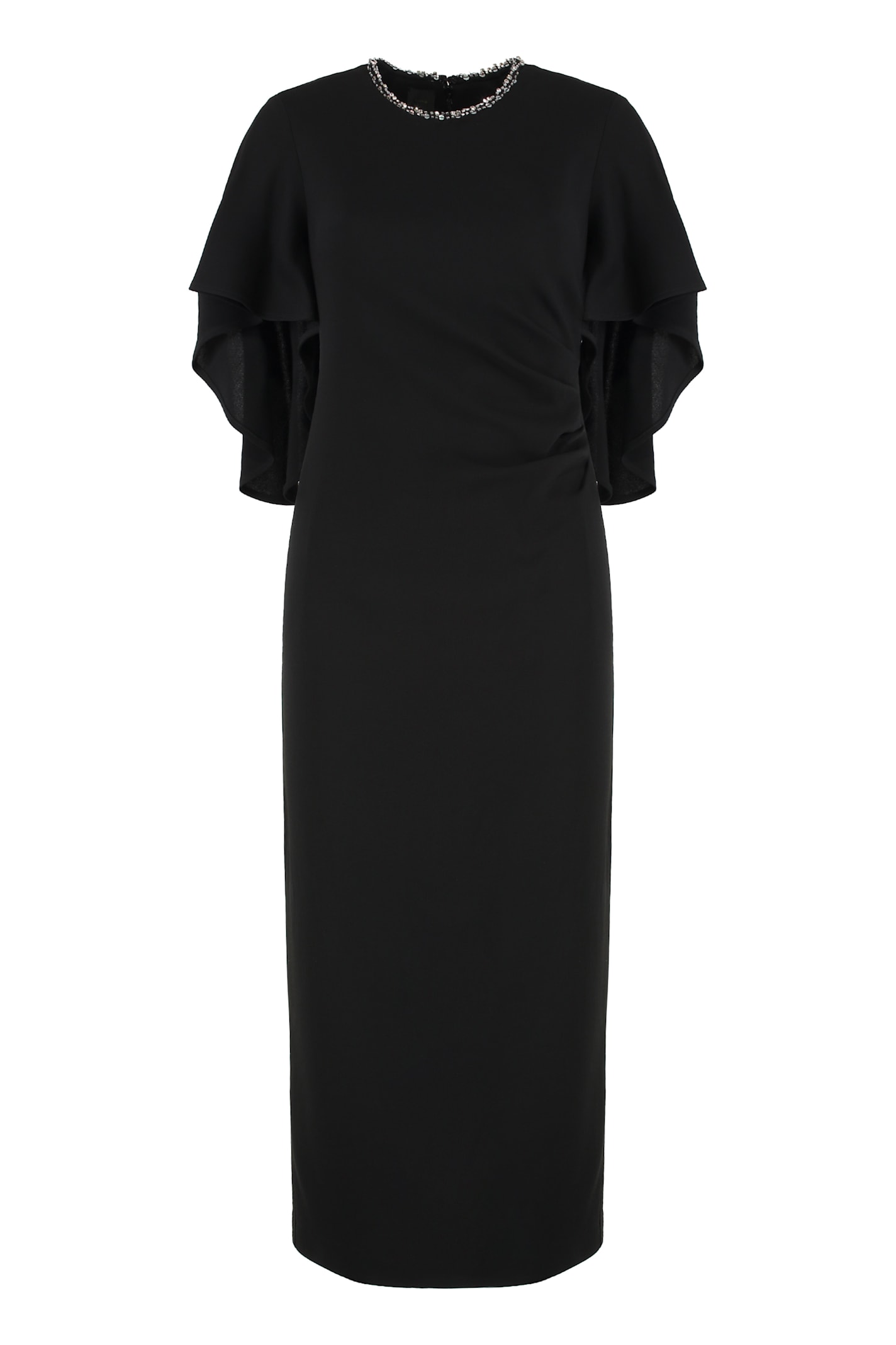 Pinko Dress With Jewelry Details In Black