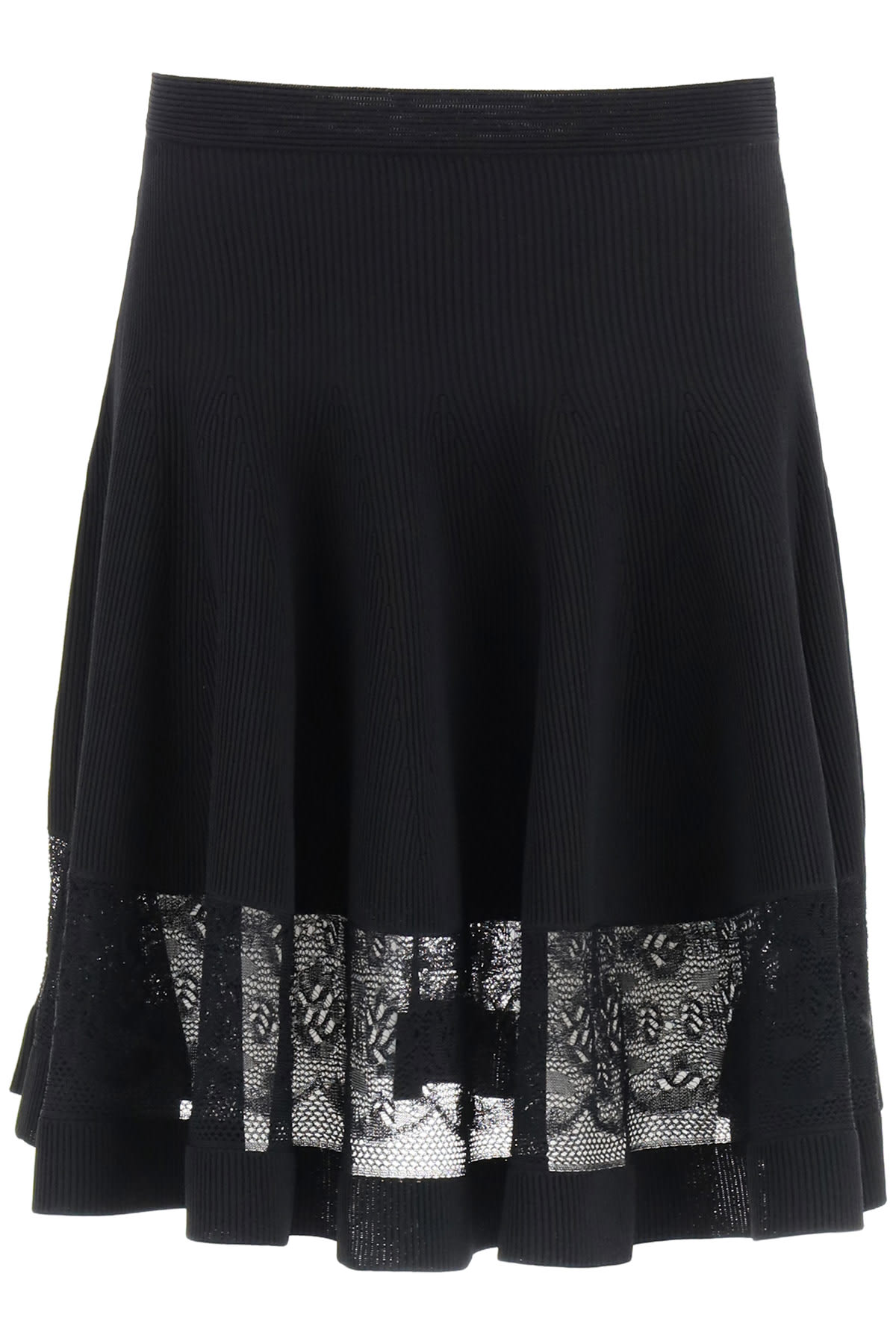 Alexander McQueen Mini Skirt With Lace