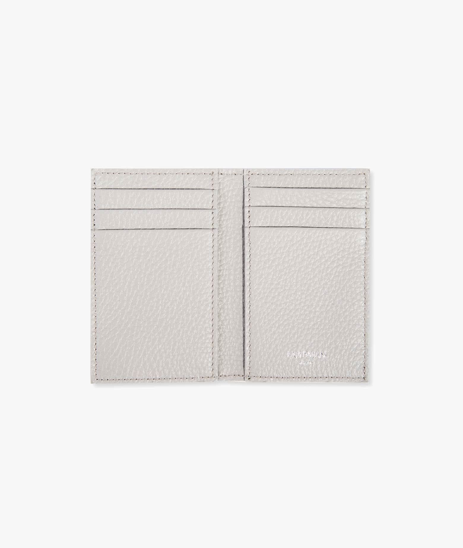 Shop Larusmiani Card Holder Amedeo Wallet In Dimgray