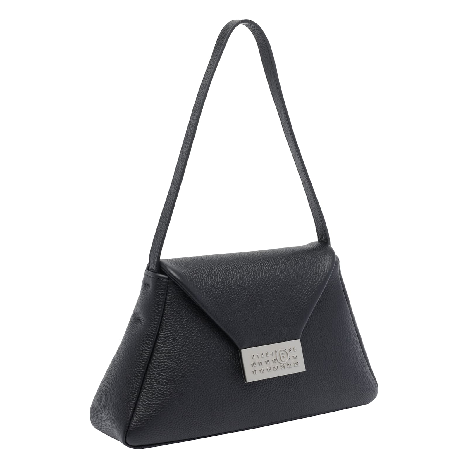 Mm6 Maison Margiela Numeric Shoulder Bag In Black