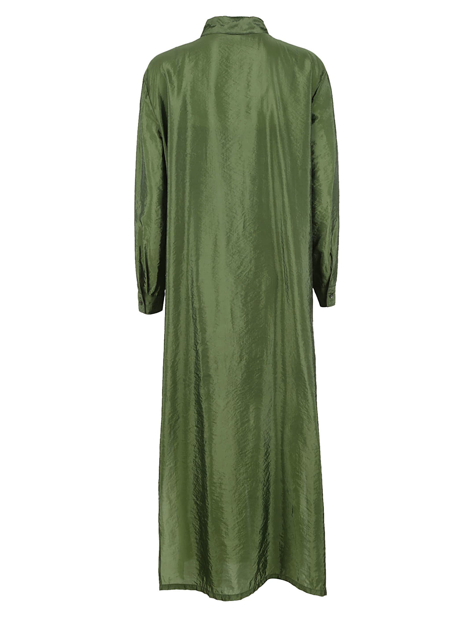 Shop Fabiana Filippi Cargo Long-length Dress  In Green