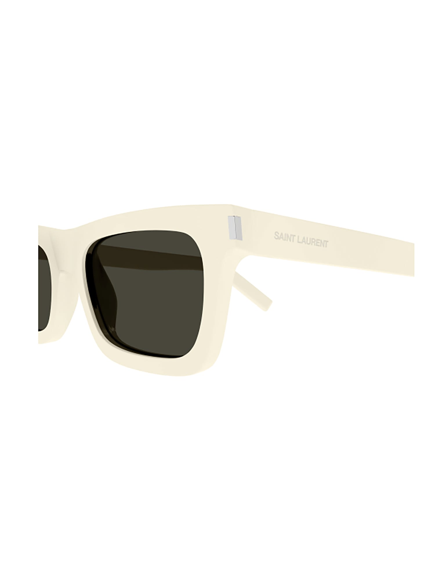 Shop Saint Laurent Sl 461 Betty Sunglasses In Ivory Ivory Grey