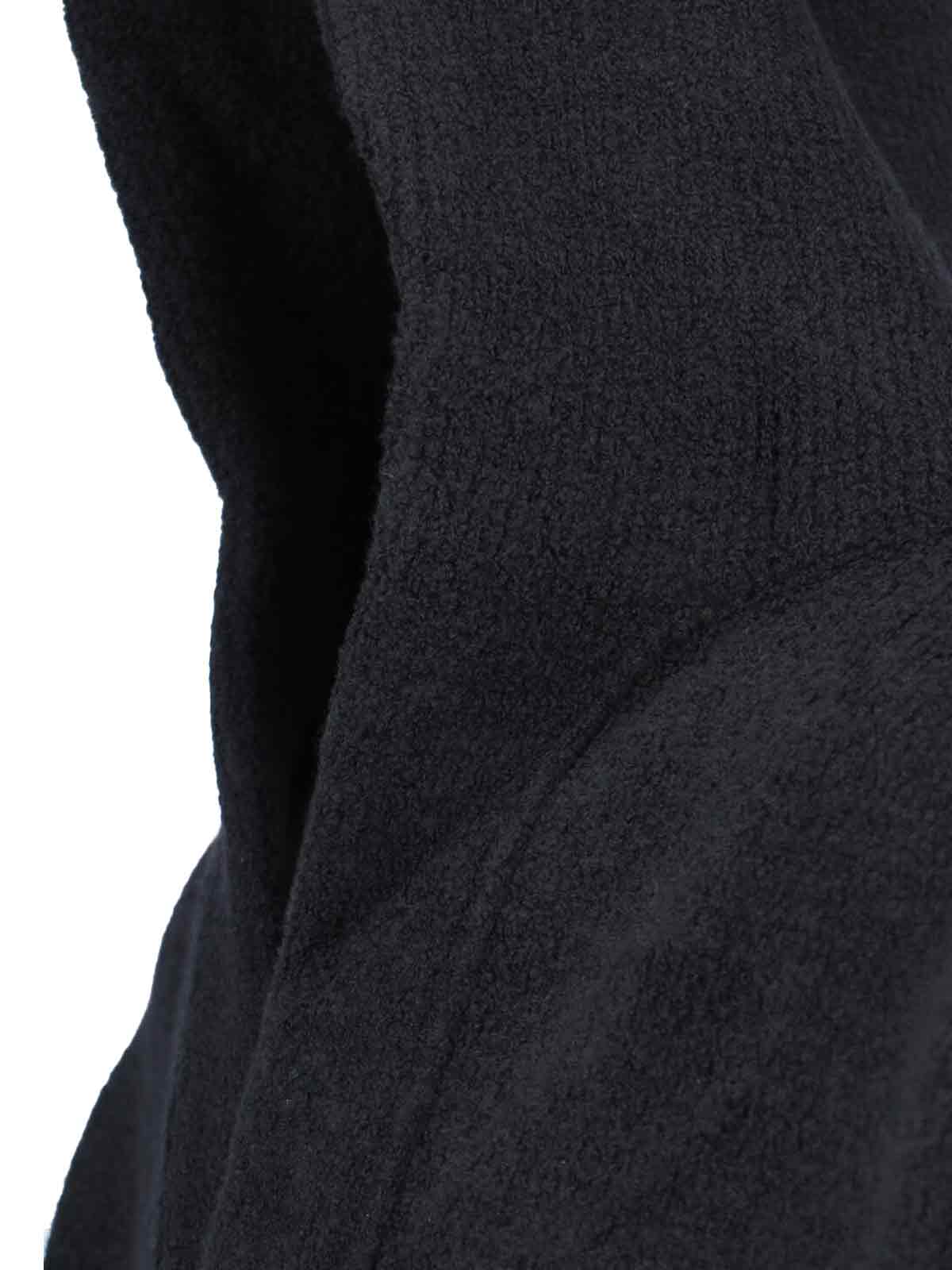 Shop Fear Of God Polo Bouclé Sweatshirt In Black