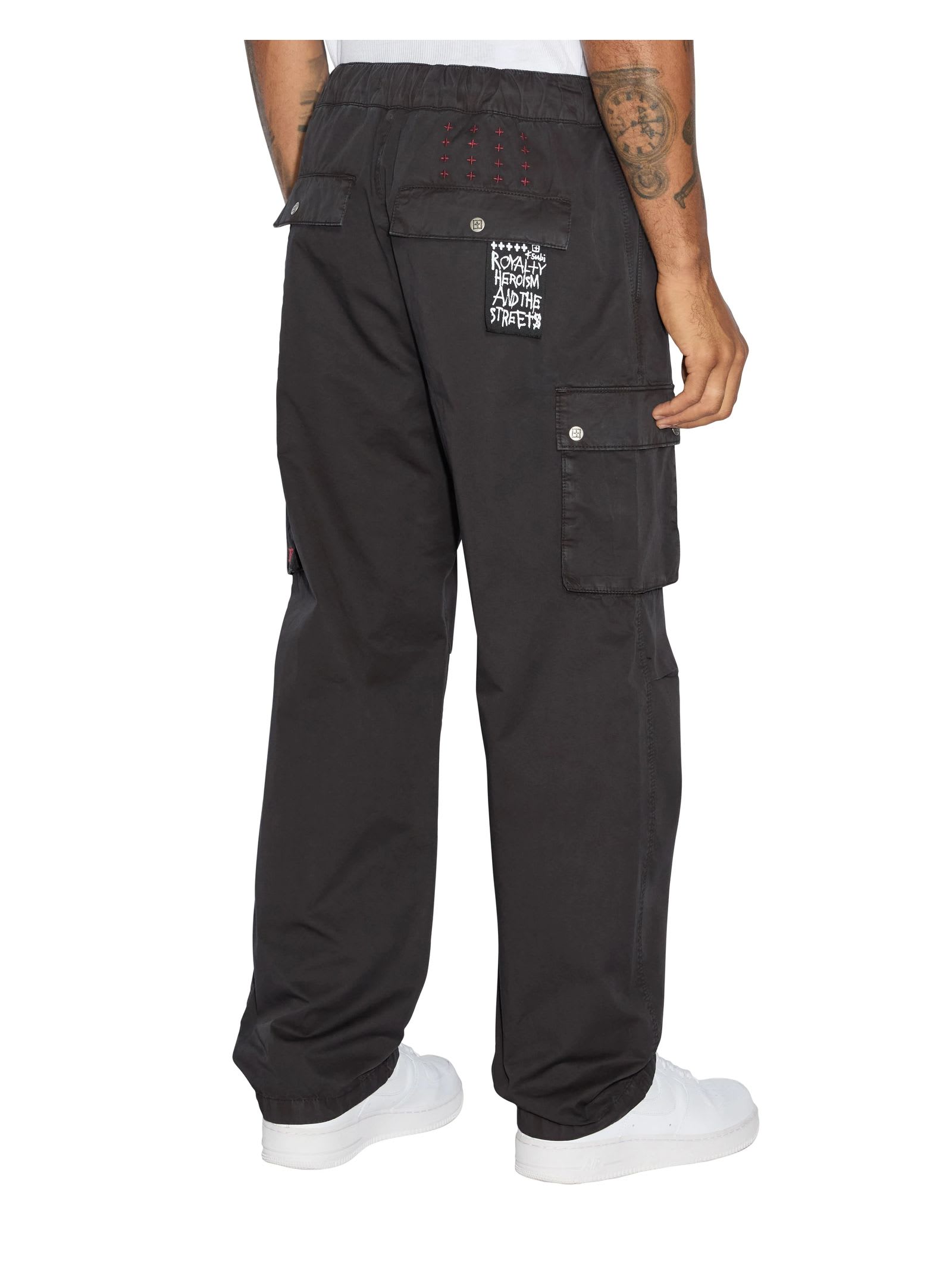 Shop Ksubi Trousers Black