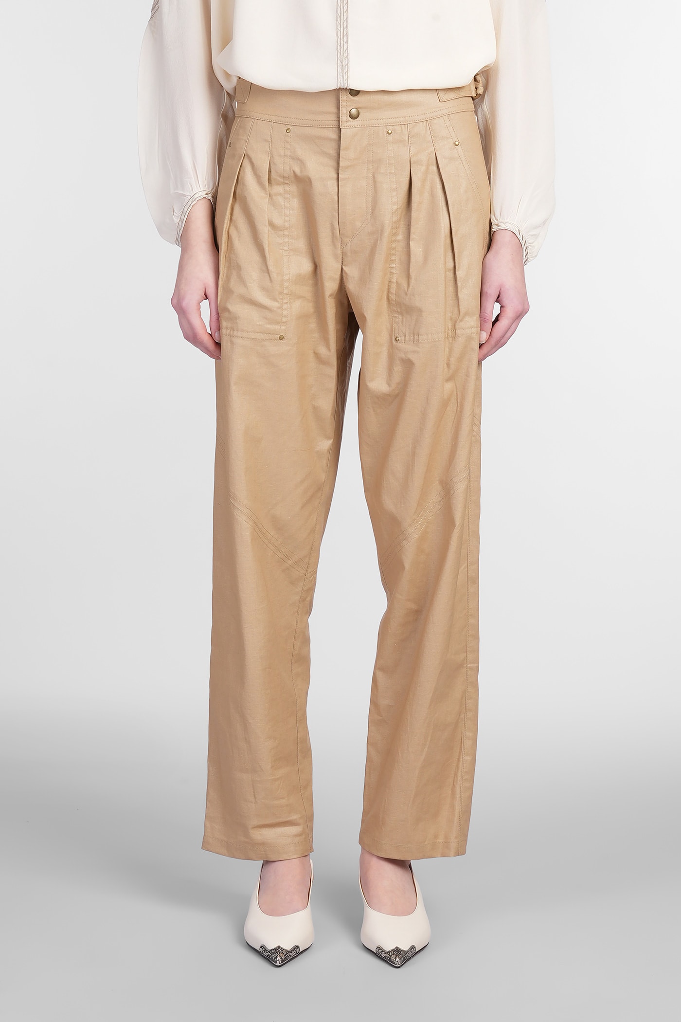 Isabel Marant Fidji Pants In Beige
