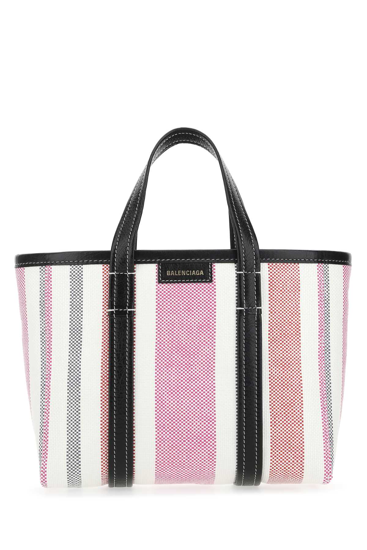 Balenciaga Multicolor Raffia Barbes Handbag