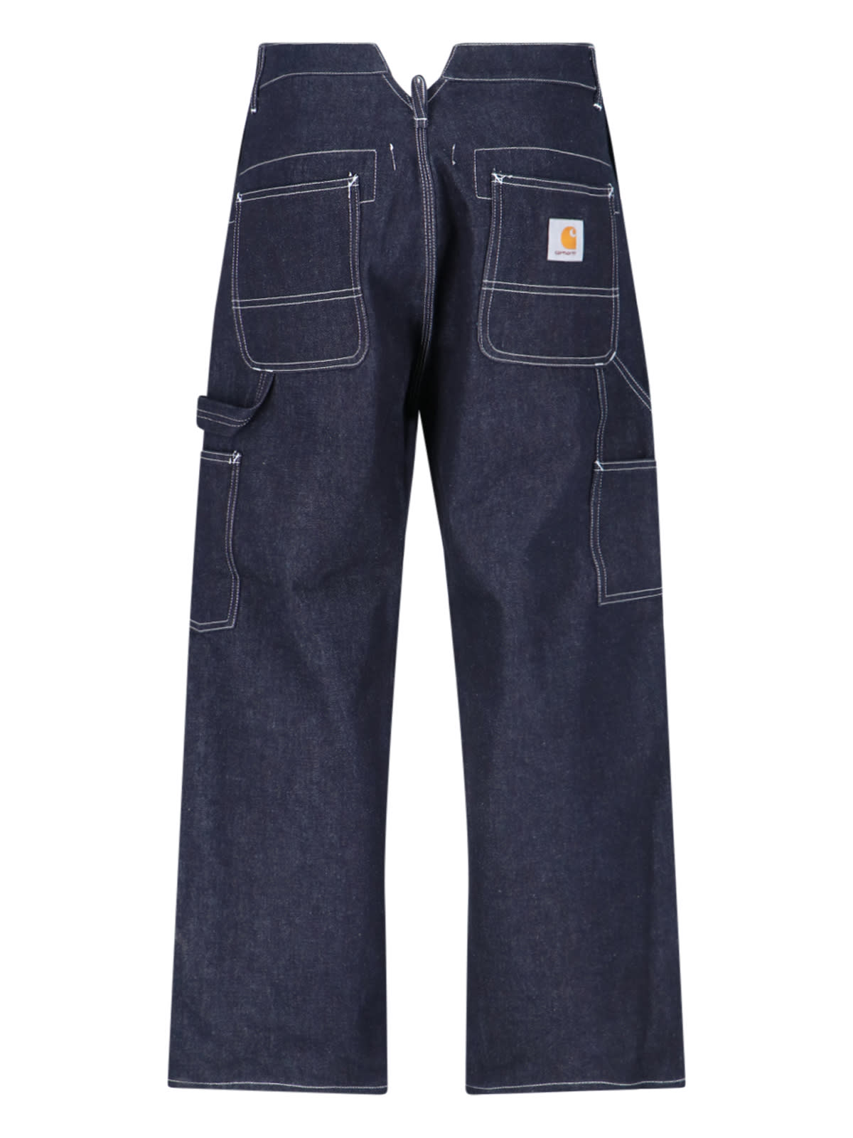 Shop Junya Watanabe X Carhartt Wip Carpenter Jeans In Blue