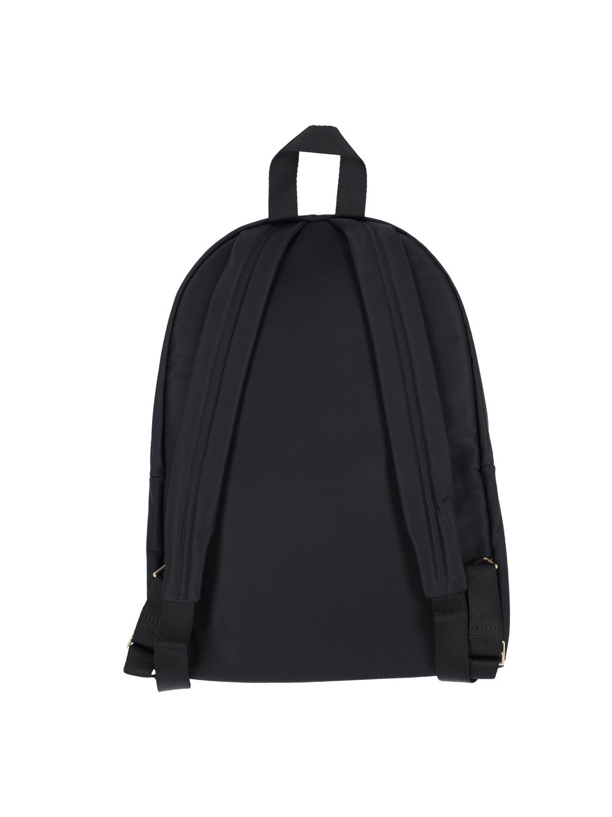 Anya Hindmarch Black Nylon Travel Backpack With Leather Accents In Black