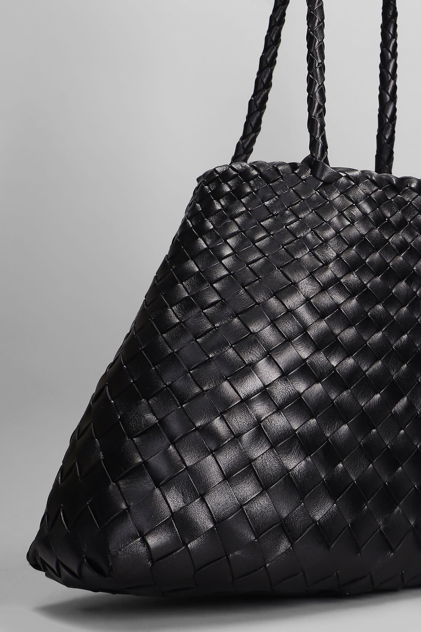 Shop Dragon Diffusion Santa Croce Tote In Black Leather