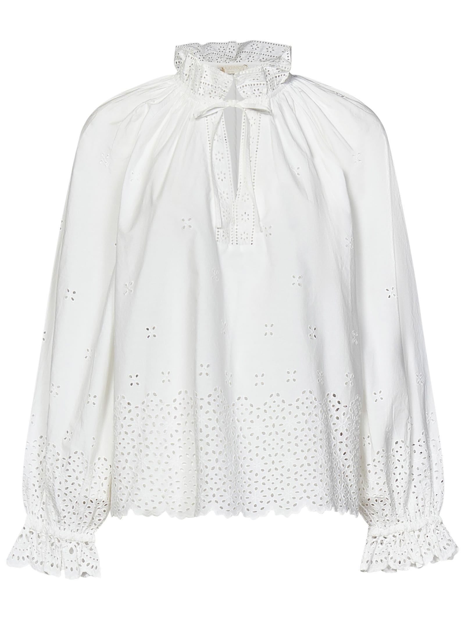 Shop Ulla Johnson Alora Shirt In White