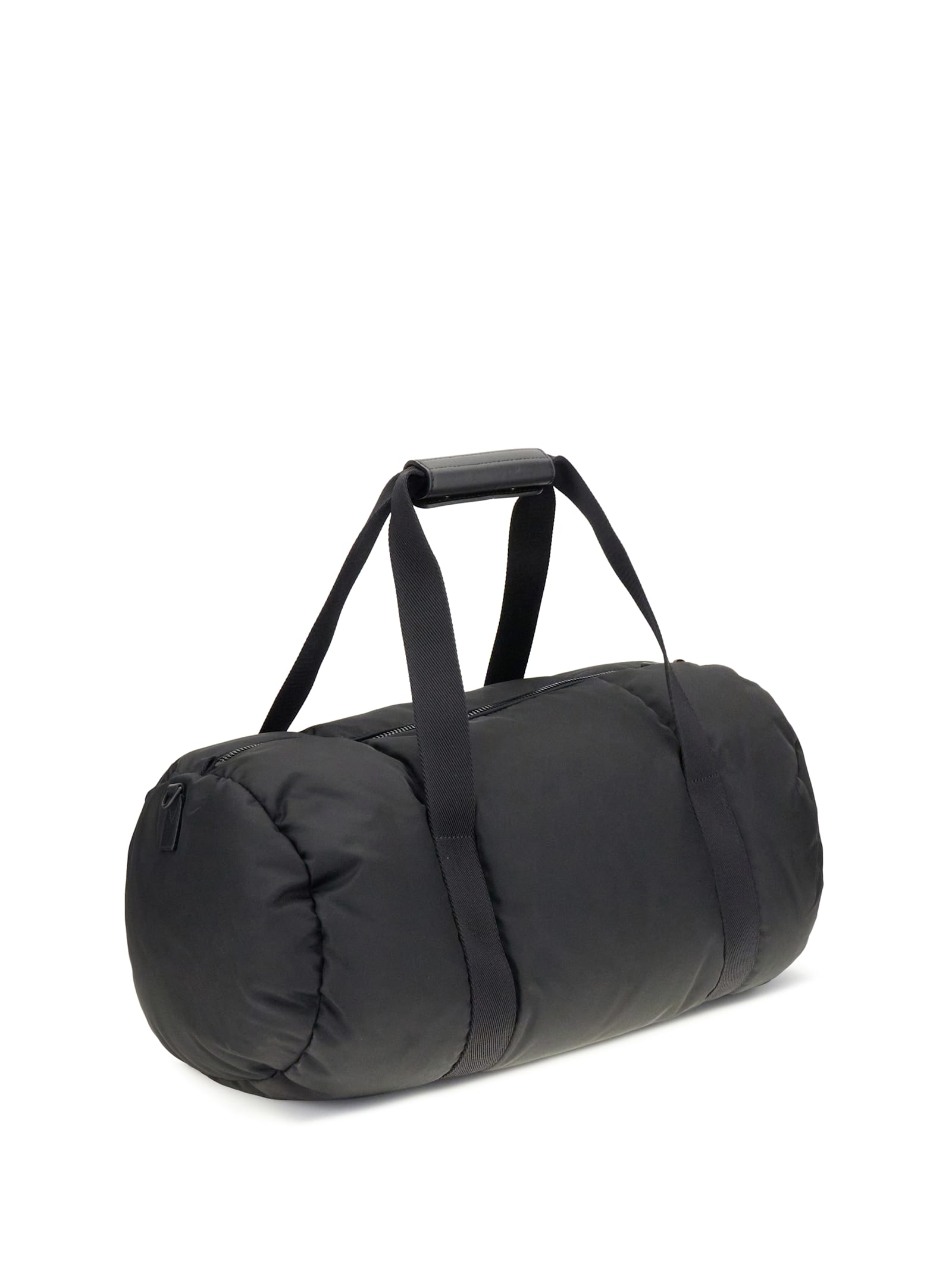 Moncler Men Duffle Travel Bag In Black