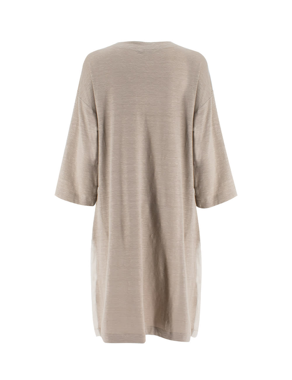 Shop Le Tricot Perugia Dress In Beige Mel_beige