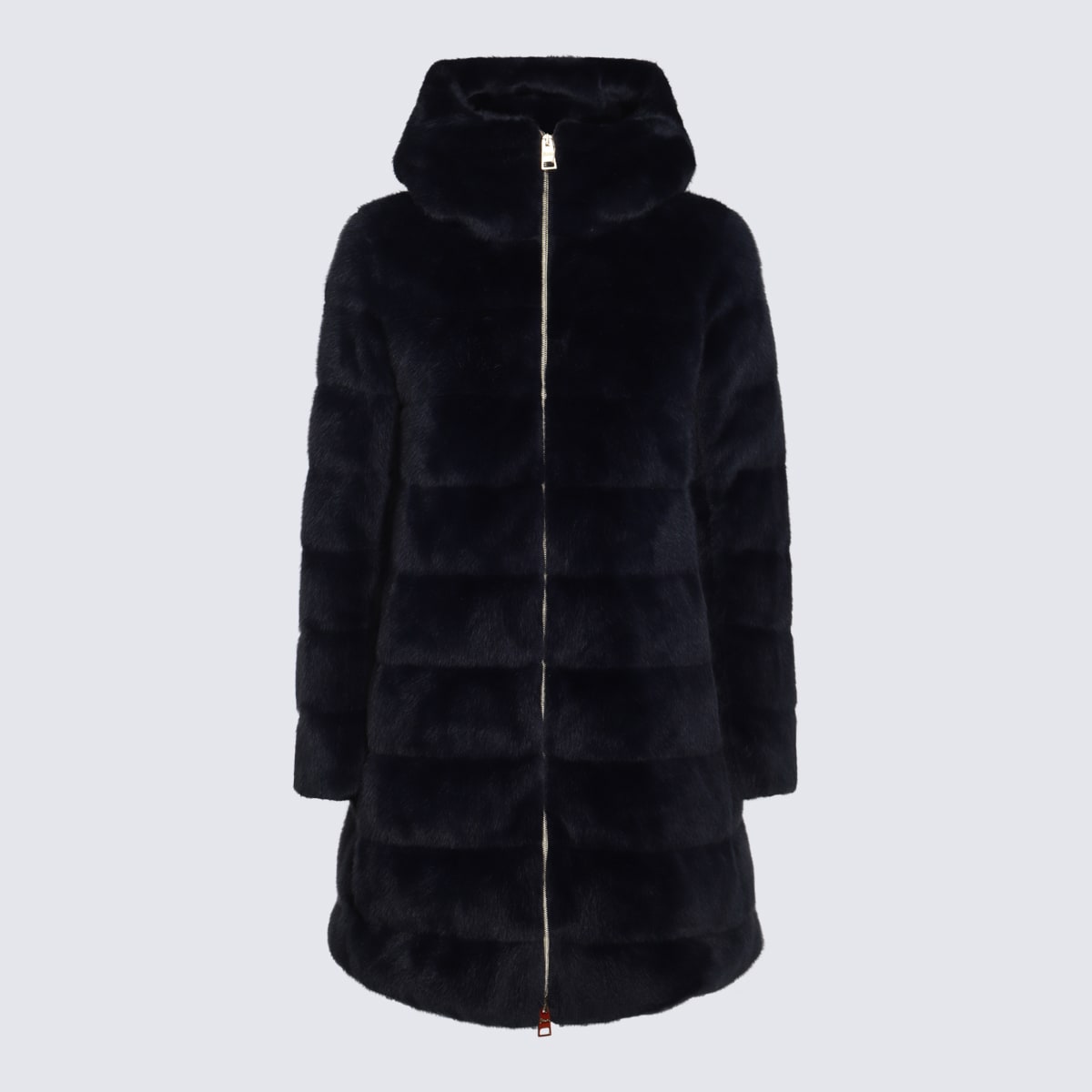 Shop Herno Navy Down Jacket In Blue