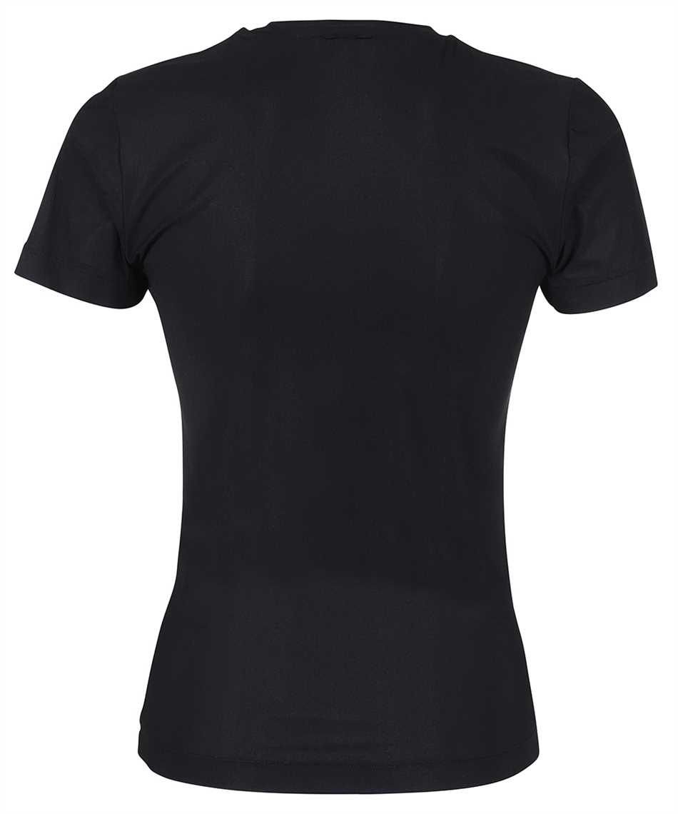 Shop Eytys Short Sleeve Printed Cotton T-shirt In Black