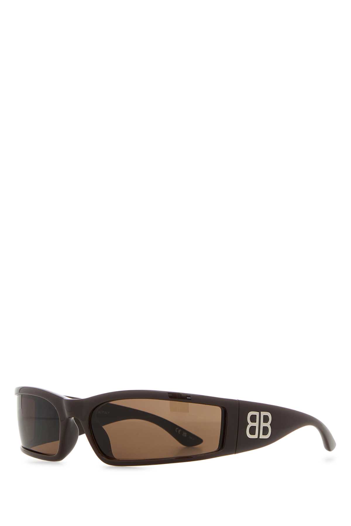 Balenciaga Brown Acetate Sunglasses In Brown