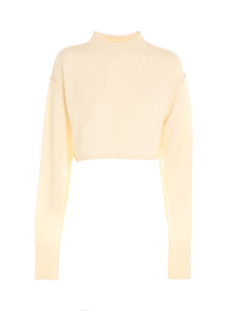 Max Mara Crop Sweater With Extra Long Sleeves