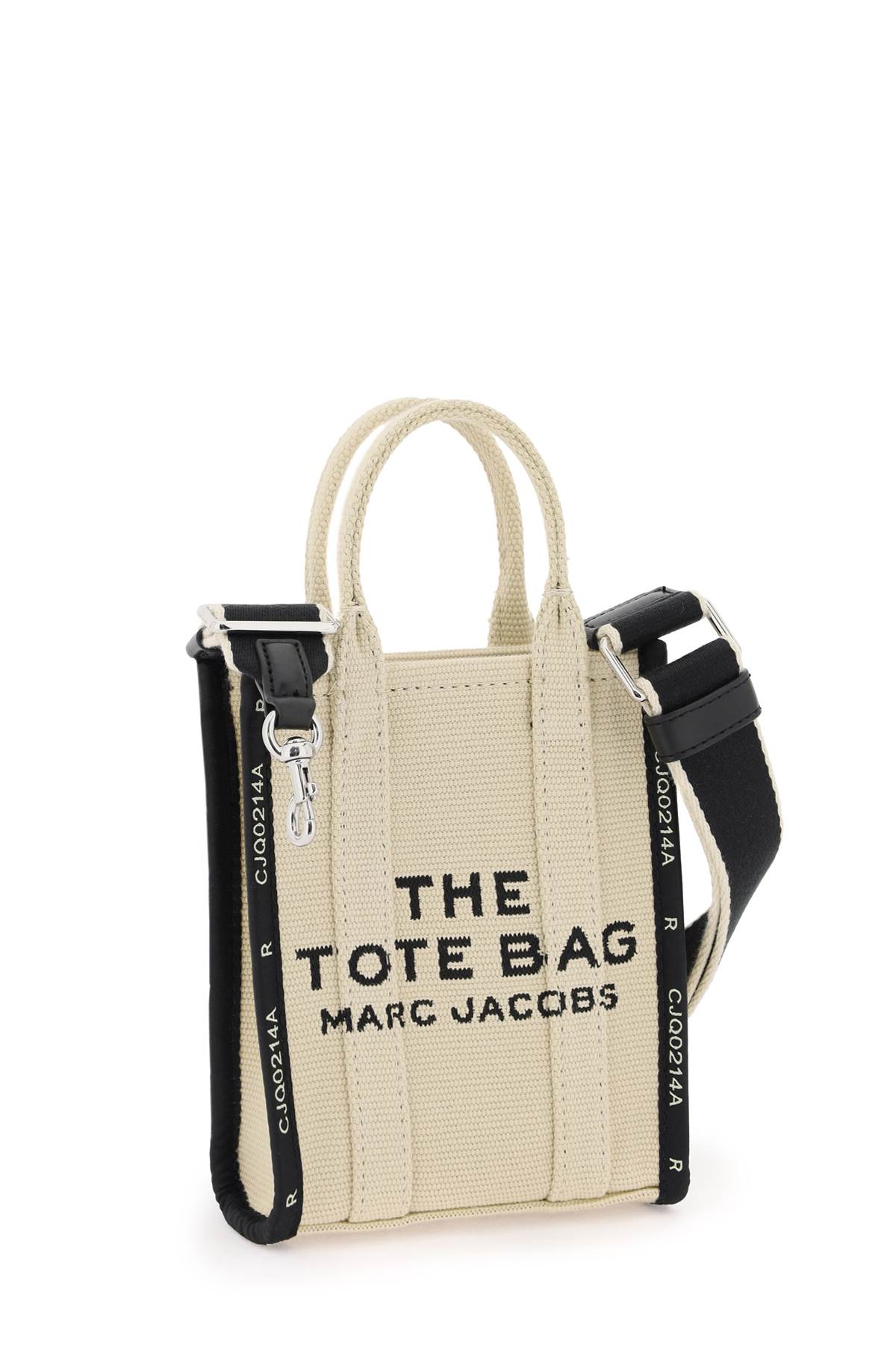Marc Jacobs The Jacquard Mini Tote Bag In Beige