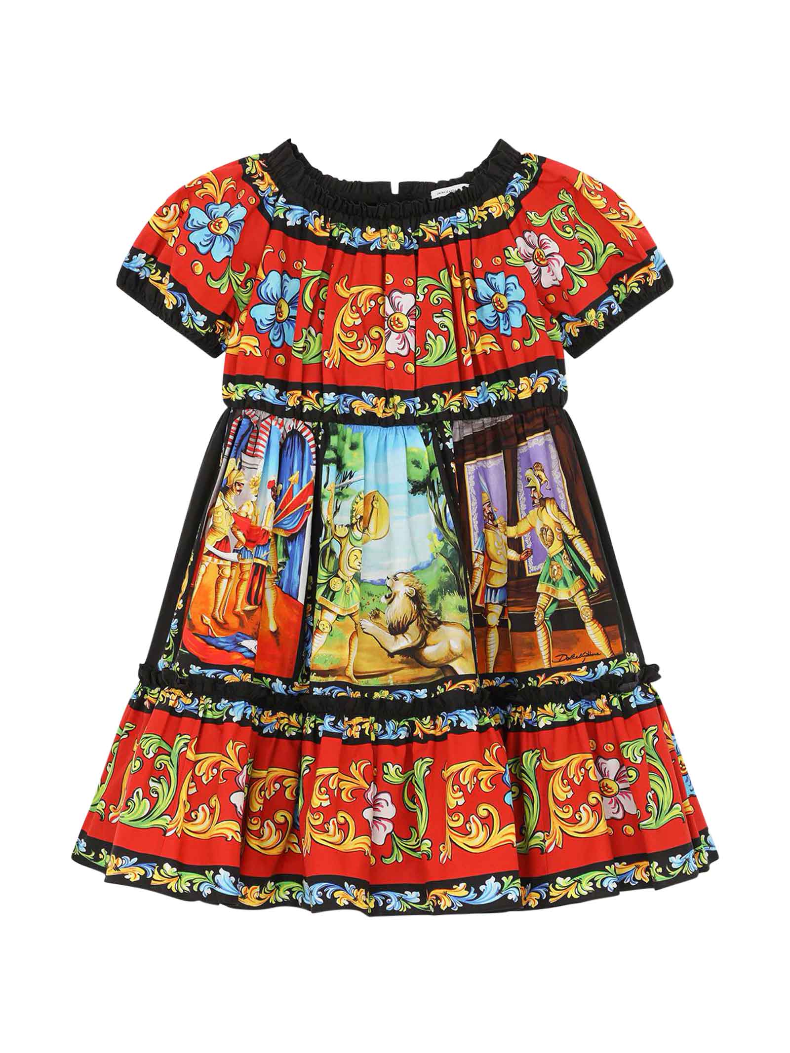 Dolce & Gabbana Girl Patterned Dress