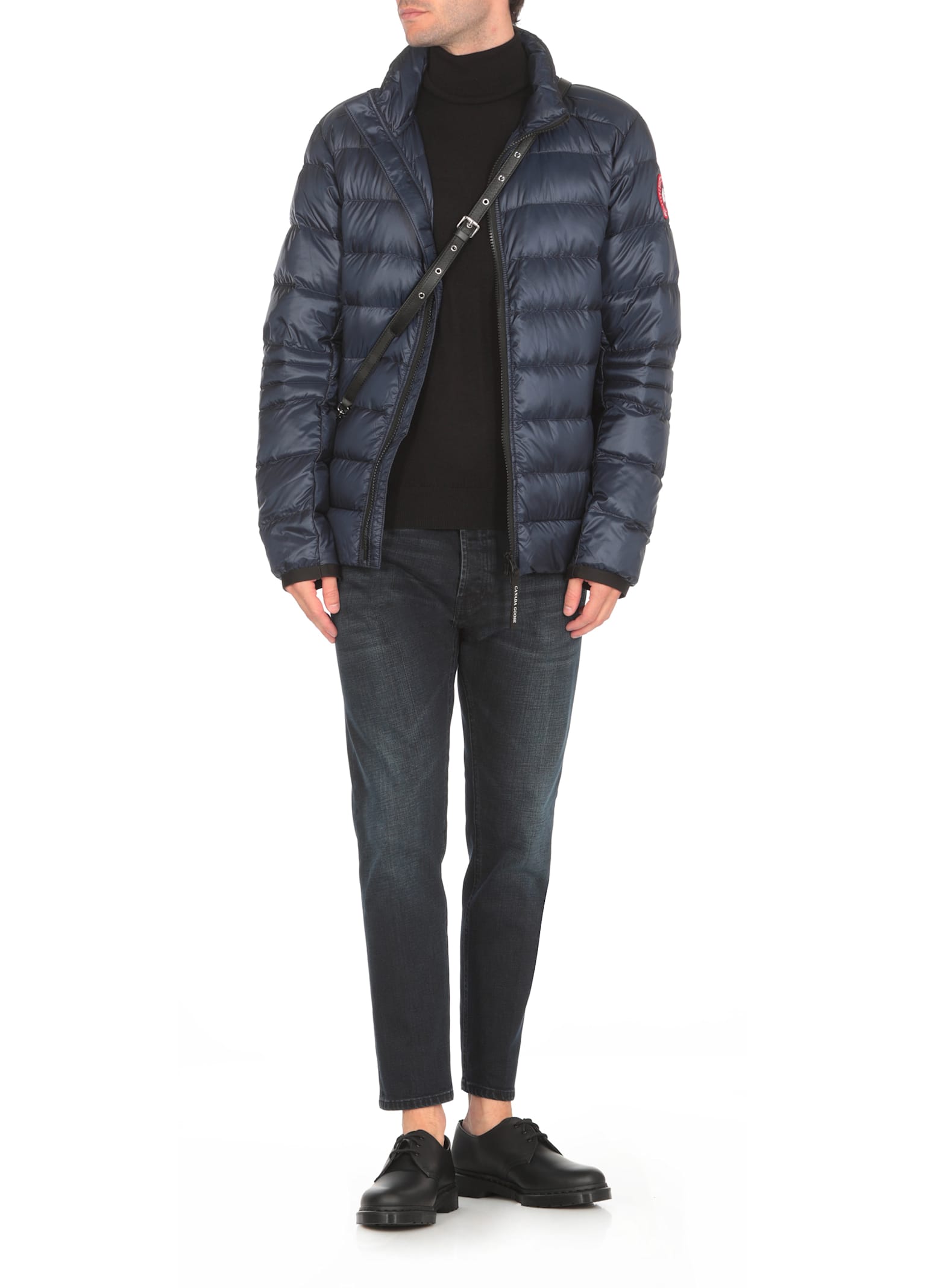 Shop Canada Goose Crofton Down Jacket In Blue