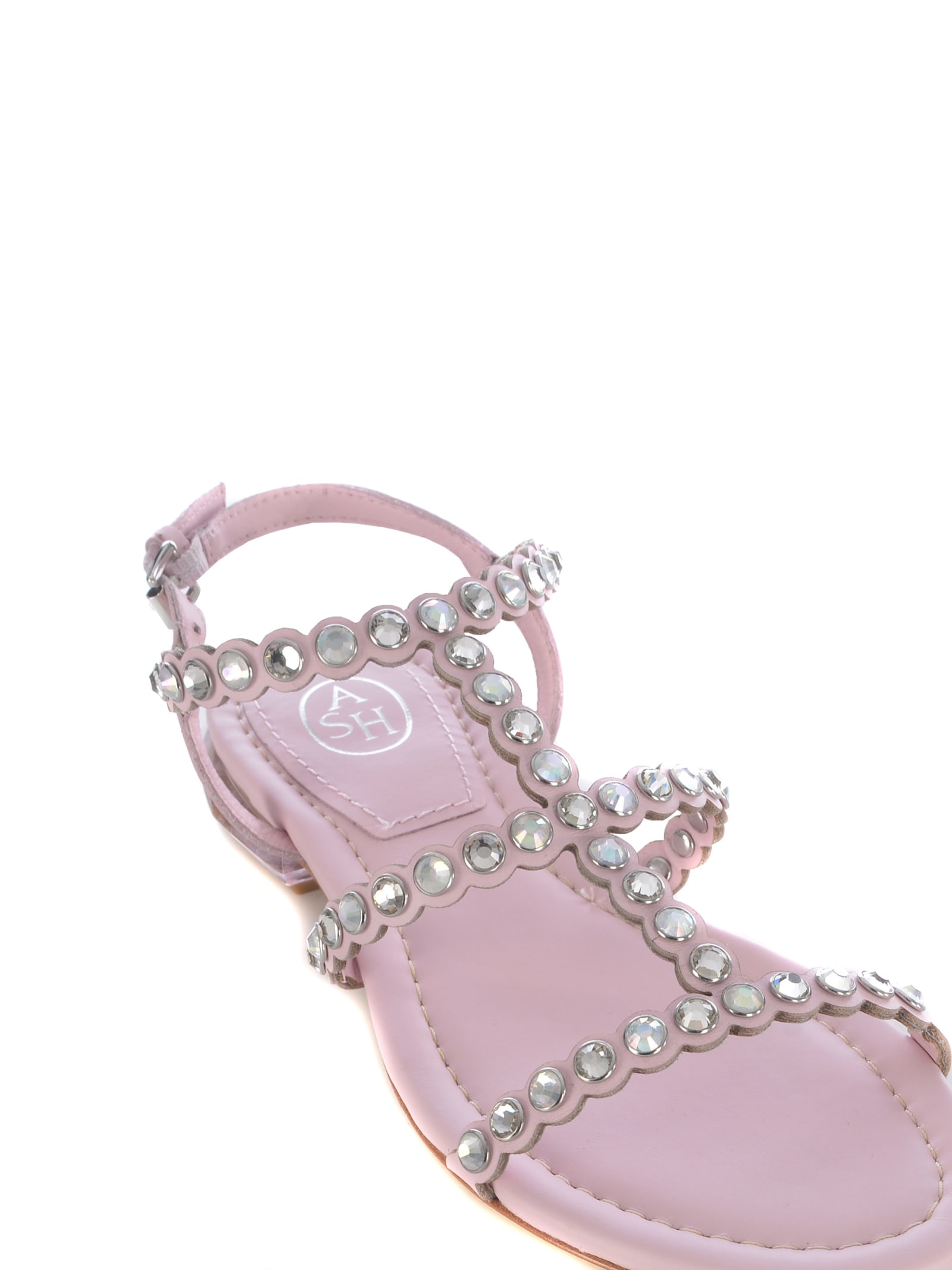 Shop Ash Sandals  Saphir In Leather In Rosa