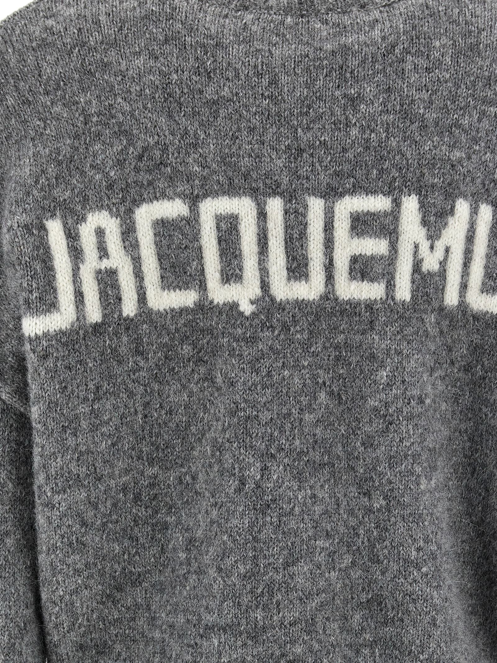 Shop Jacquemus Sweater In Gray