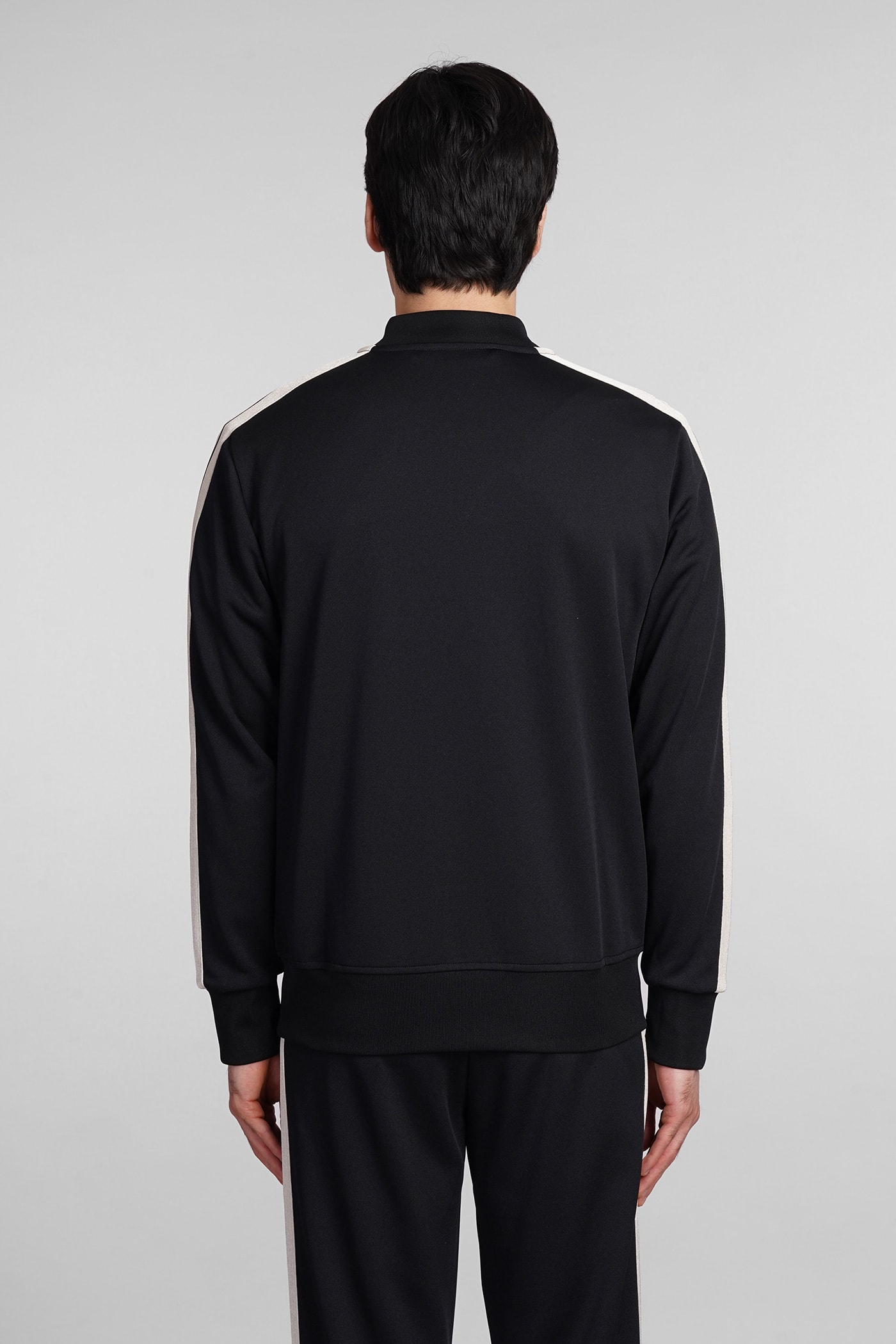 Shop Palm Angels Sweatshirt In Black Polyester