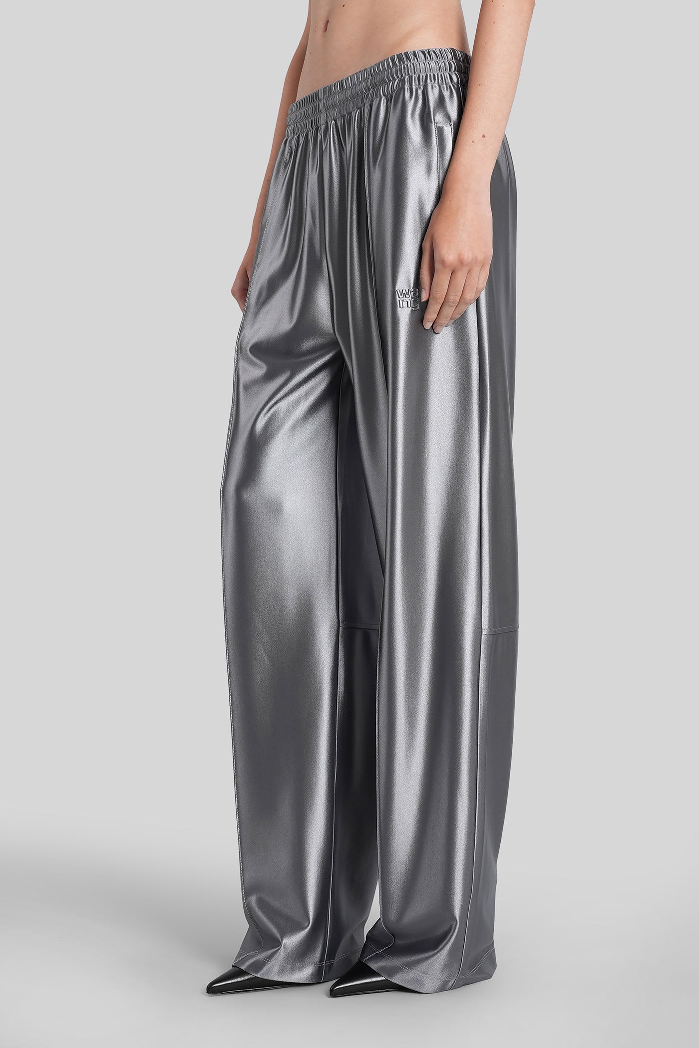 Alexander Wang Pants In Grey Polyester In Gray