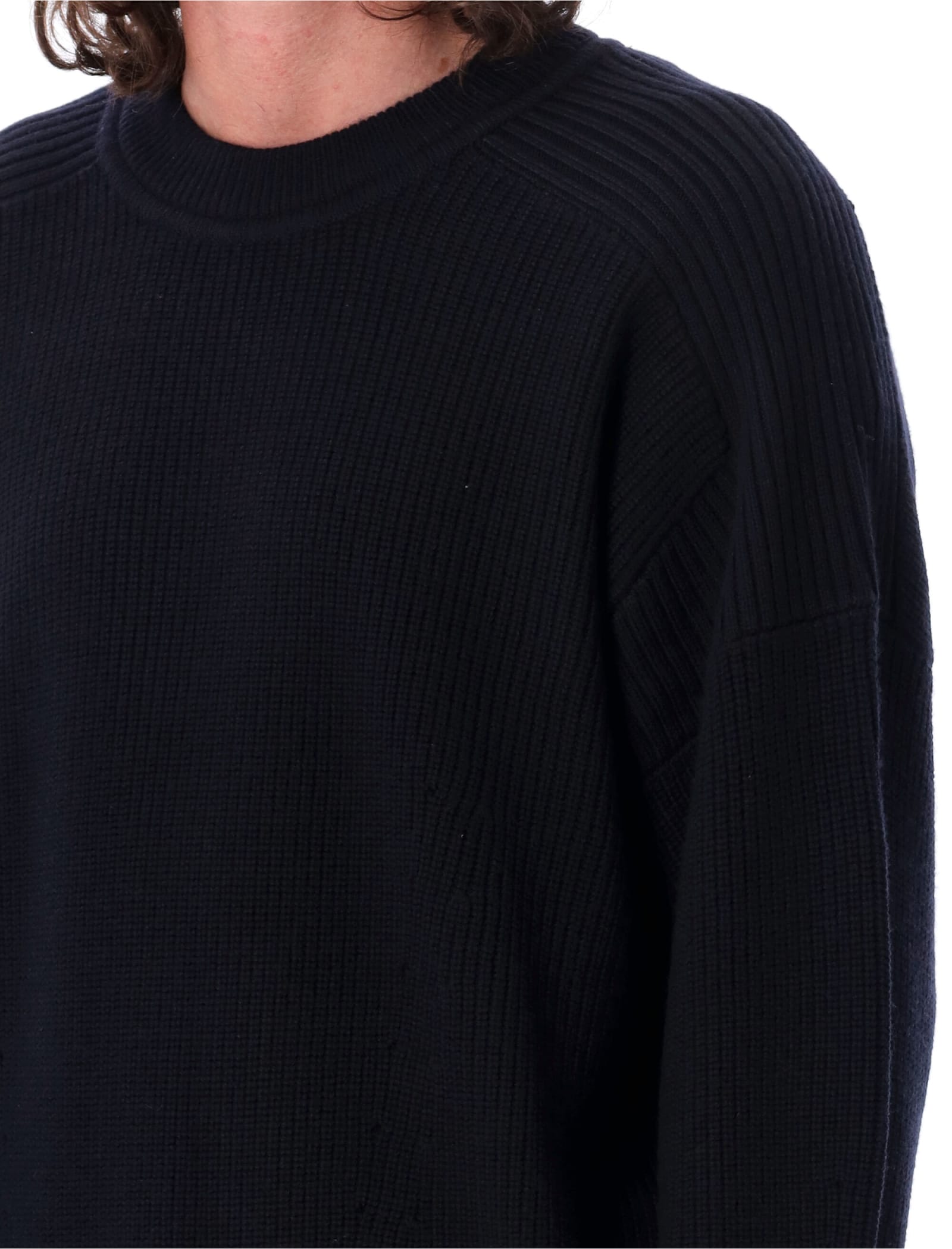 Shop Isabel Marant Barry Knit In Midnight