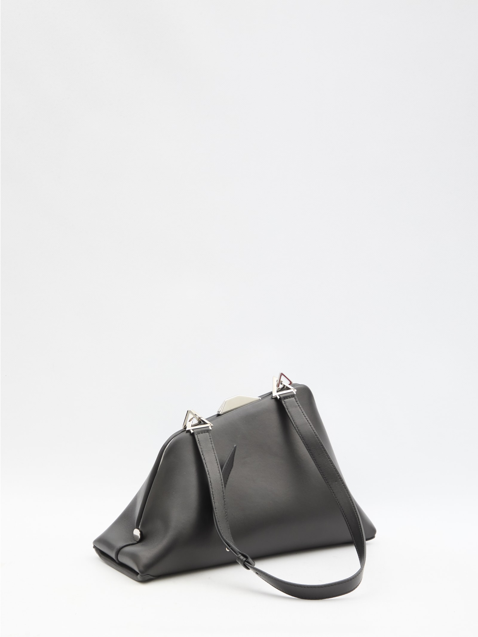 Shop Attico Day Off Shoulder Bag In Black