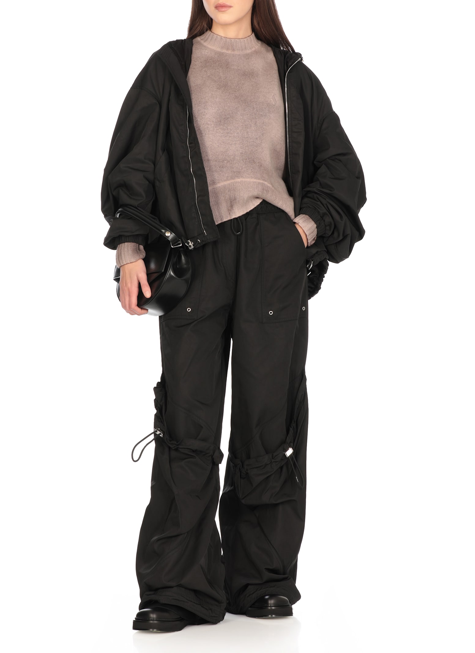 Attico Elegant Long Pants For Women In Black