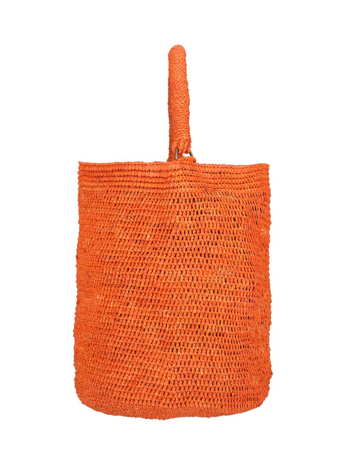Shop Ibeliv Siny Bucket Bag In Orange