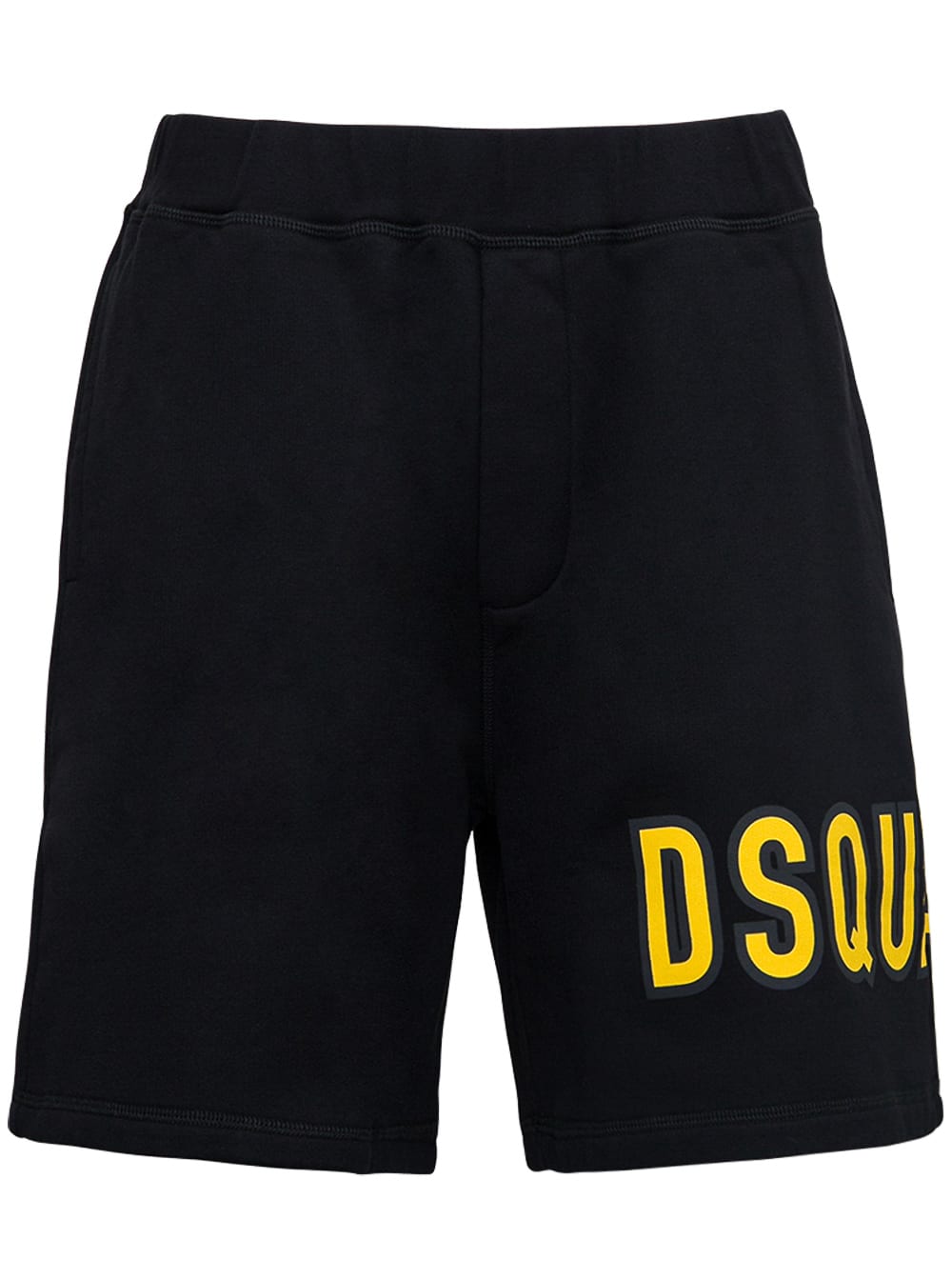 Dsquared2 Jersey Bermuda With Logo Print