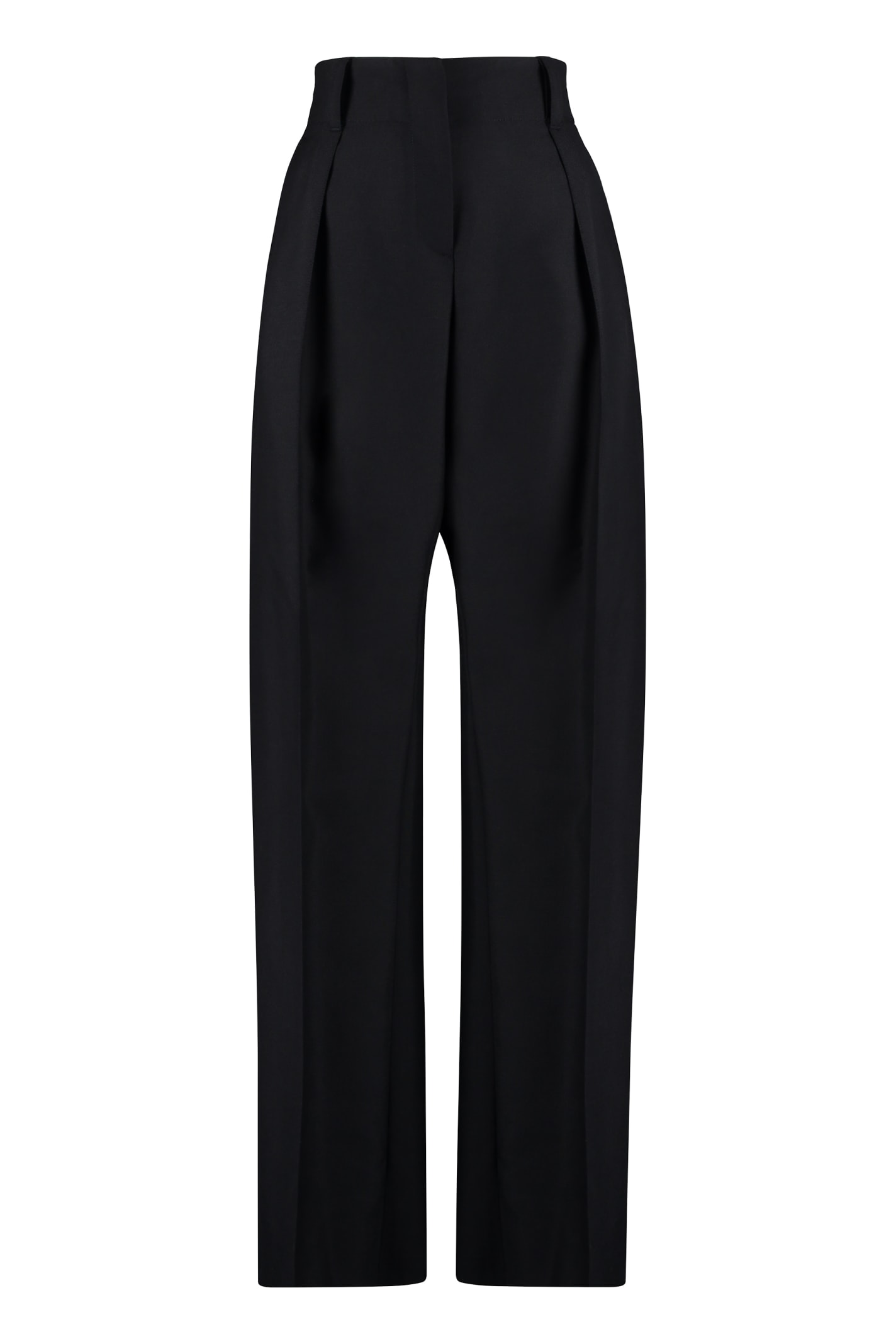 Salvatore Ferragamo Wool And Mohair Tailored Trousers