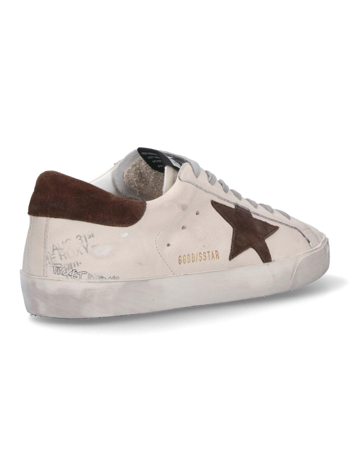 Golden Goose Super-star Sneakers In White