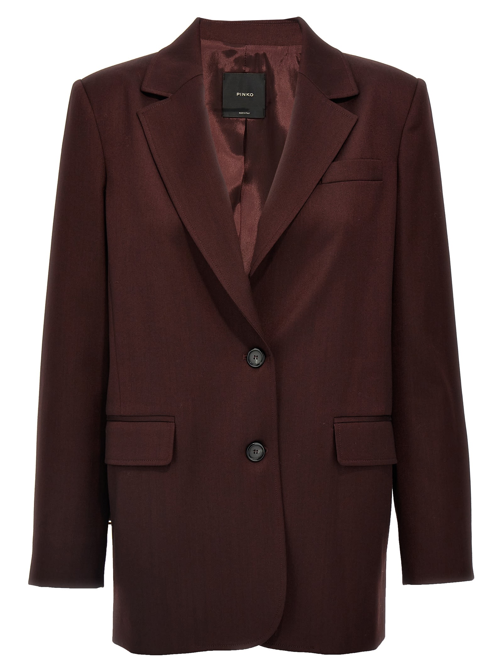 Shop Pinko Cortez Blazer In Bordeaux