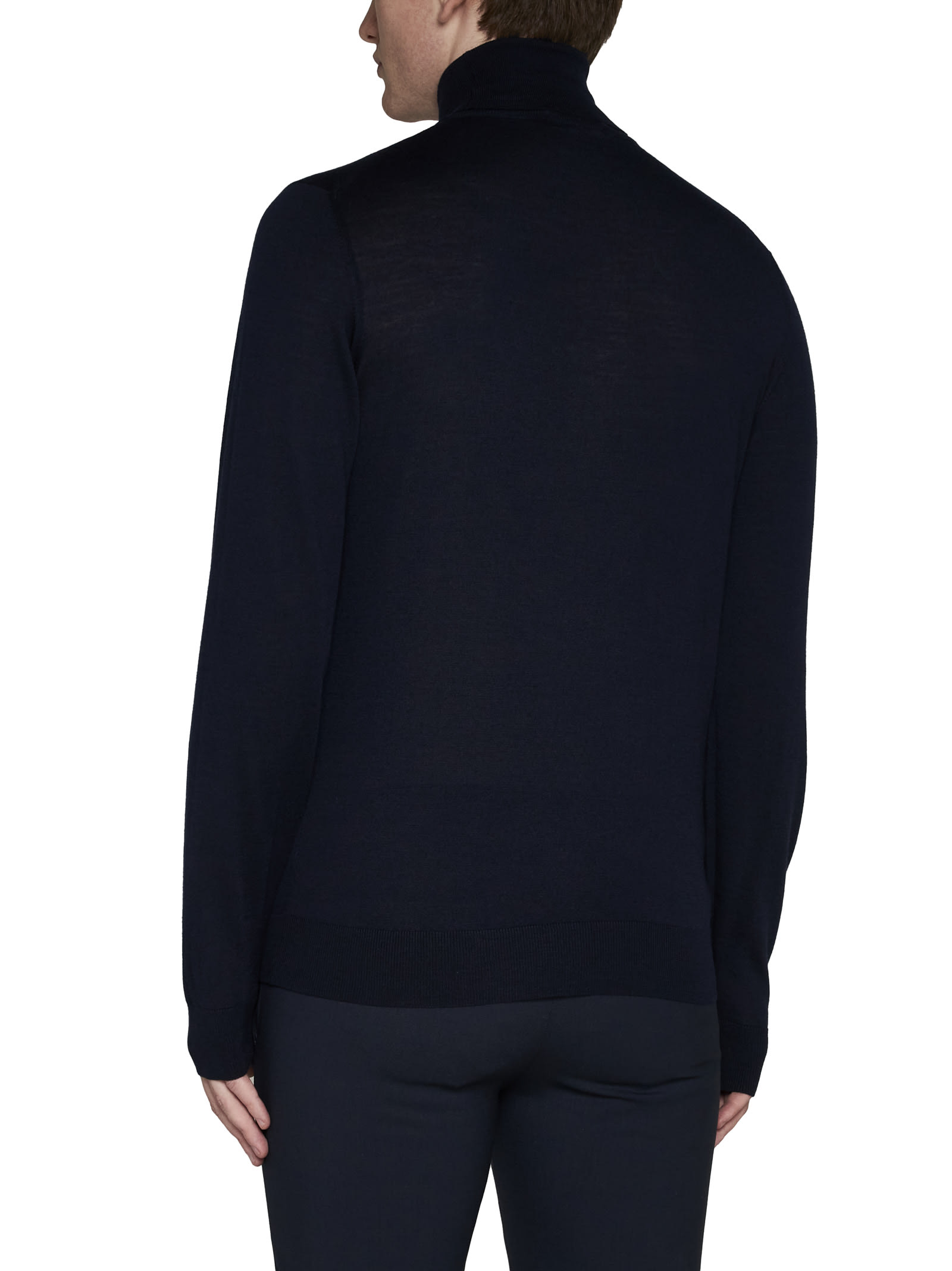 Shop Piacenza Cashmere Sweater In Blue Navy