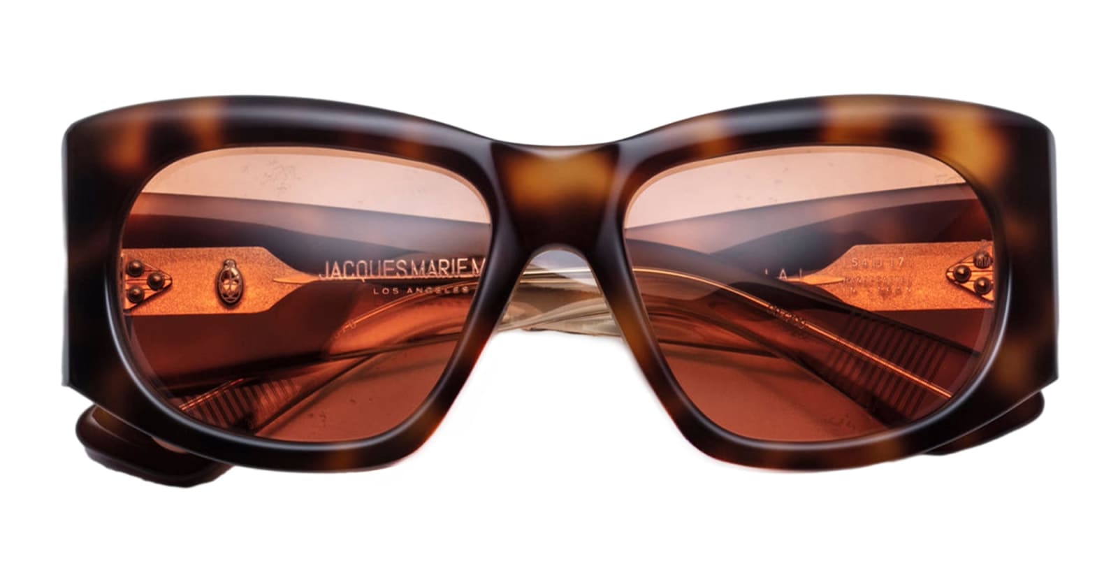 Shop Jacques Marie Mage Nadja - Havana 7 Sunglasses