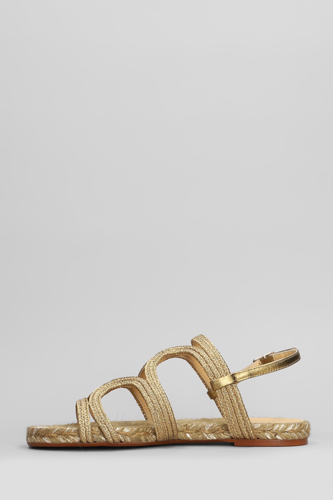 CASTAñER PITRA-266 FLATS IN GOLD FABRIC