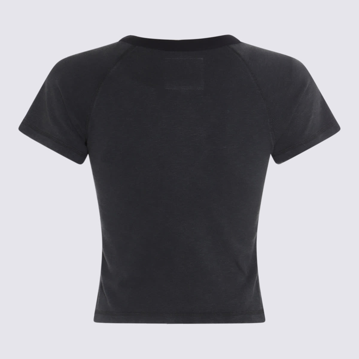 Shop (d)ivision Black Cotton T-shirt