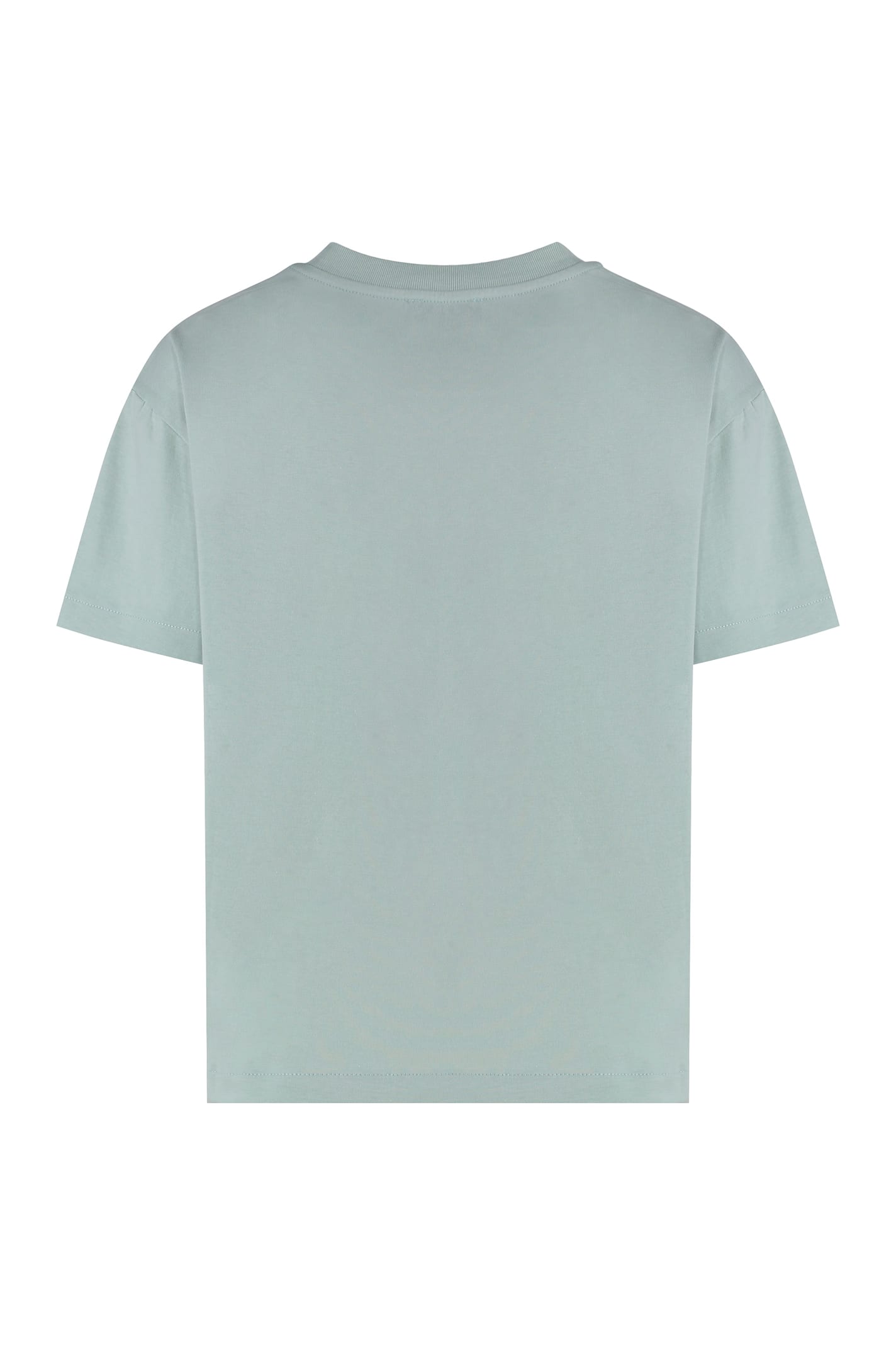 Apc Madame Street Organic Cotton Crew-neck T-shirt In Green