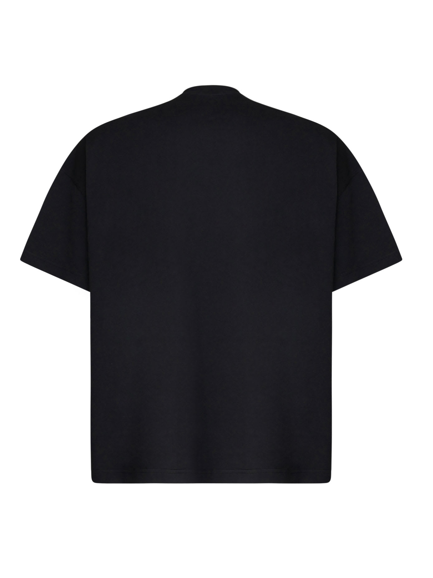 Bonsai Logo Print Oversize Cotton T-shirt In Black