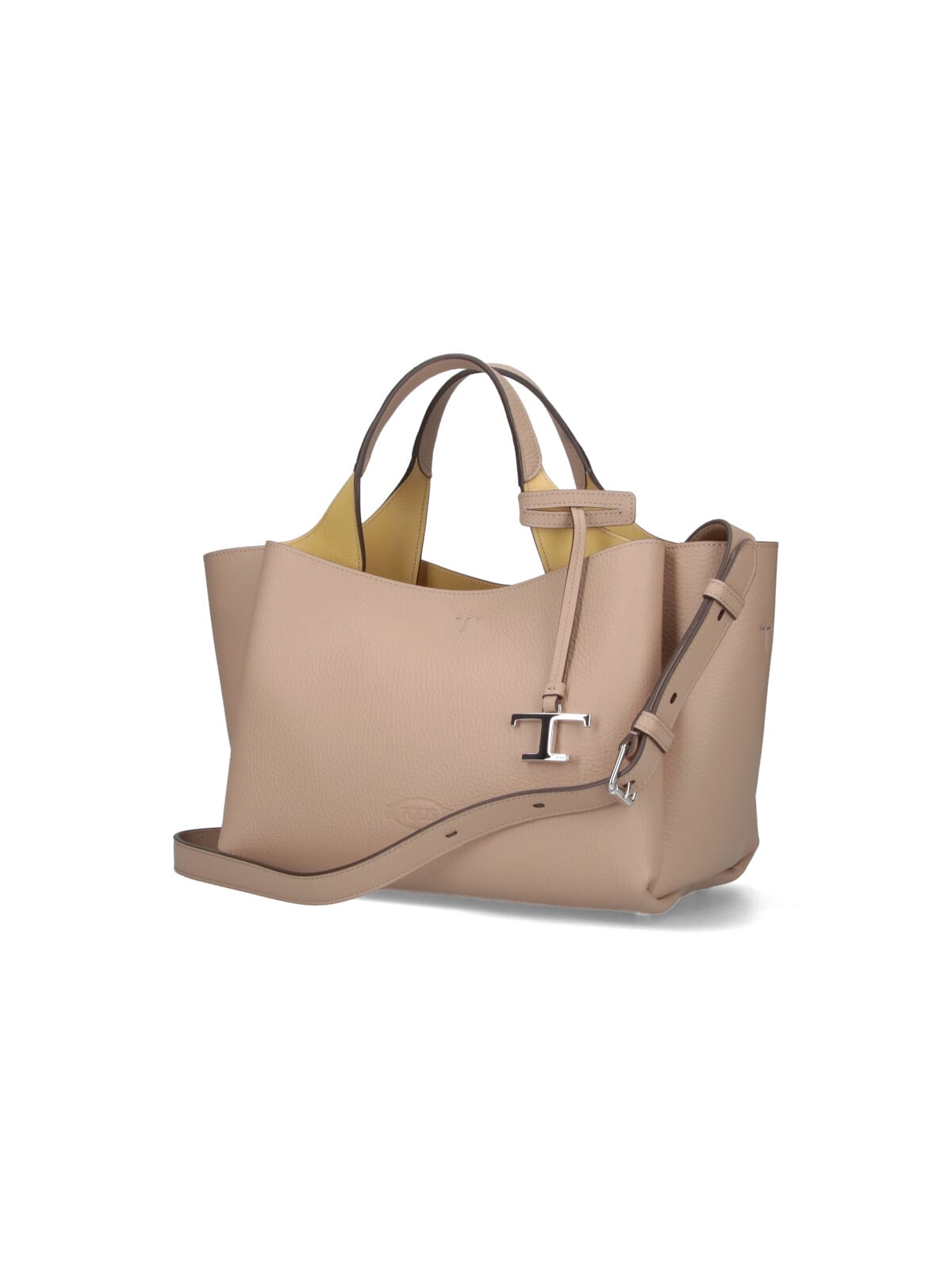 Tod's T-timeless Mini Tote Bag In Sand