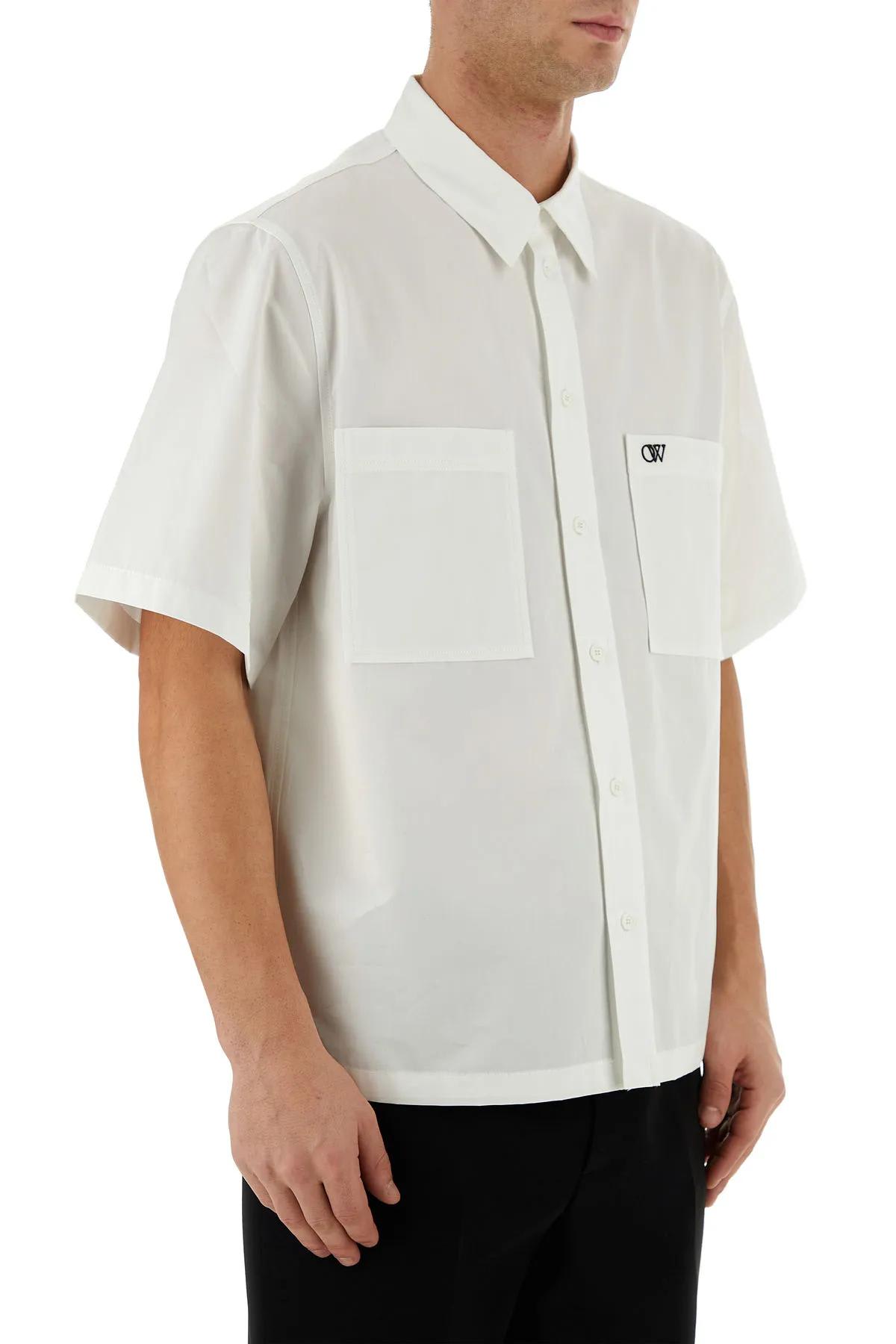 Shop Off-white White Poplin Shirt