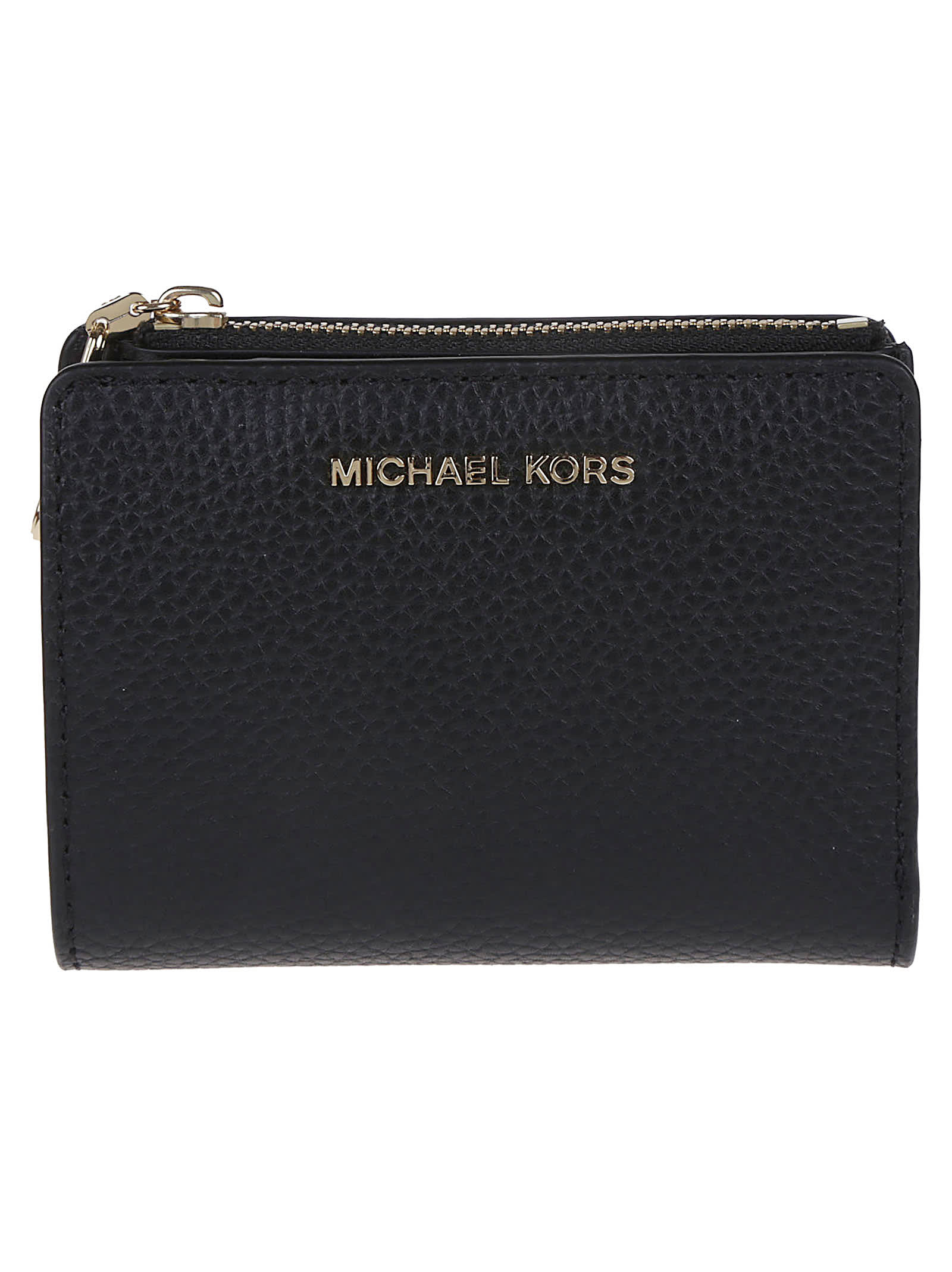 Michael Kors Medium Snap Jet Set Billfold Wallet In Black
