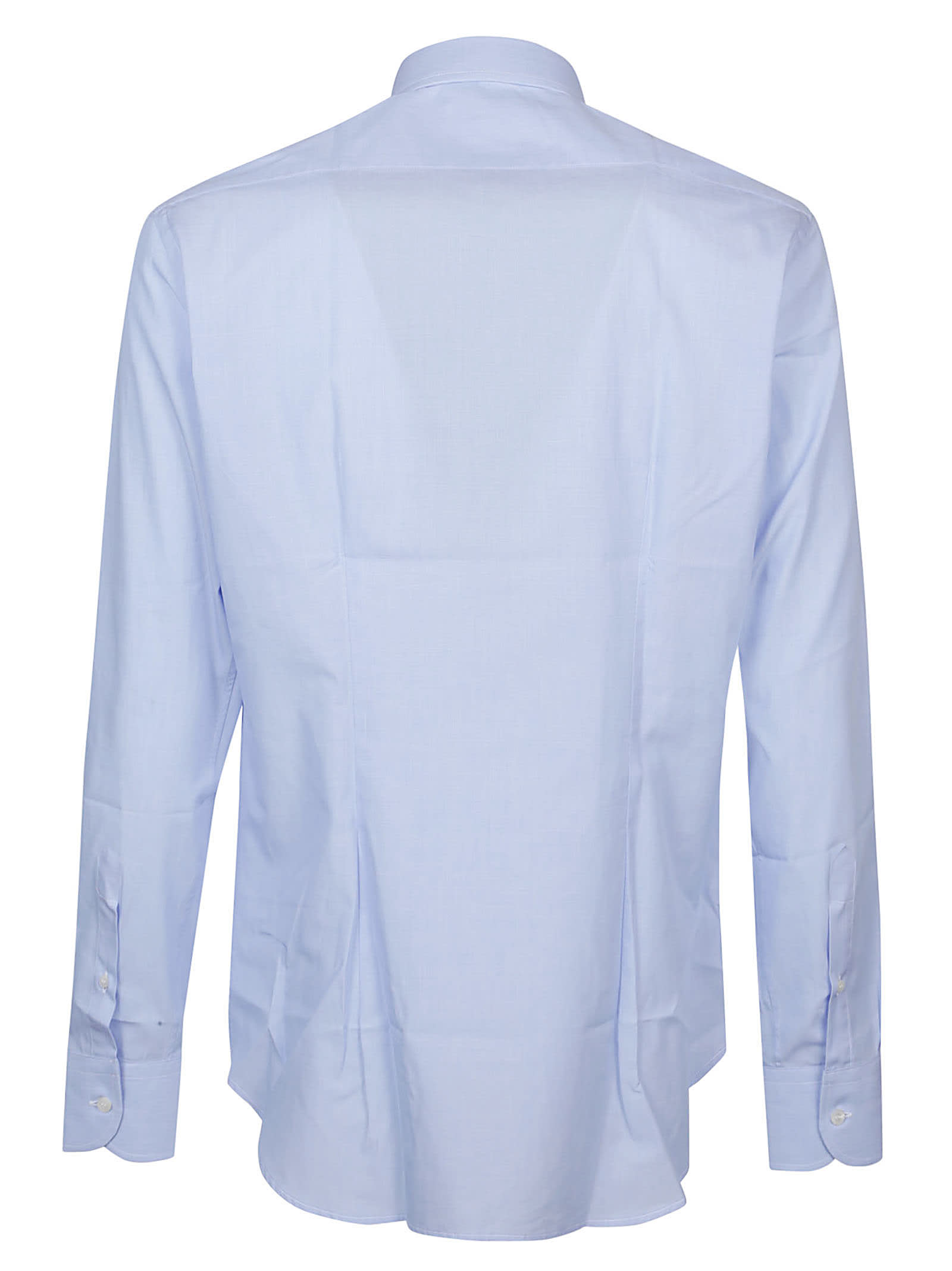 Shop Orian Slim Shirt In Azzurro